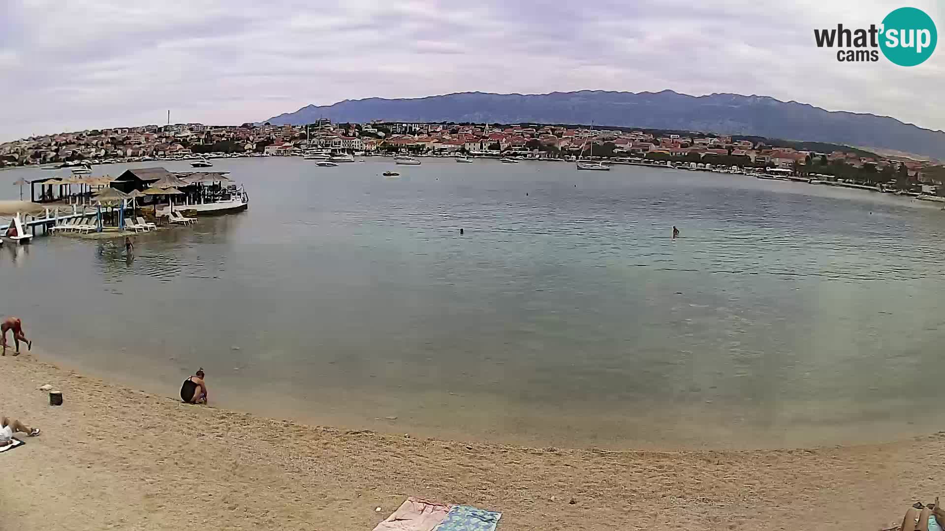 Novalja Kamera u živo – gradska plaža