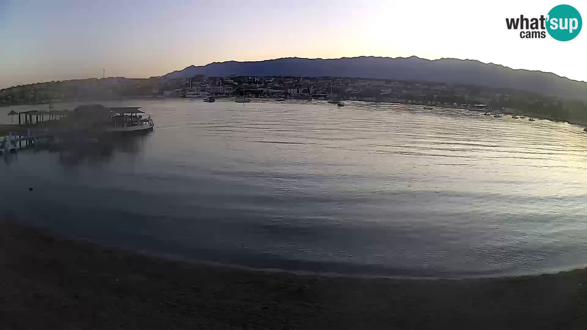 Live webcam Novalja – The Town beach