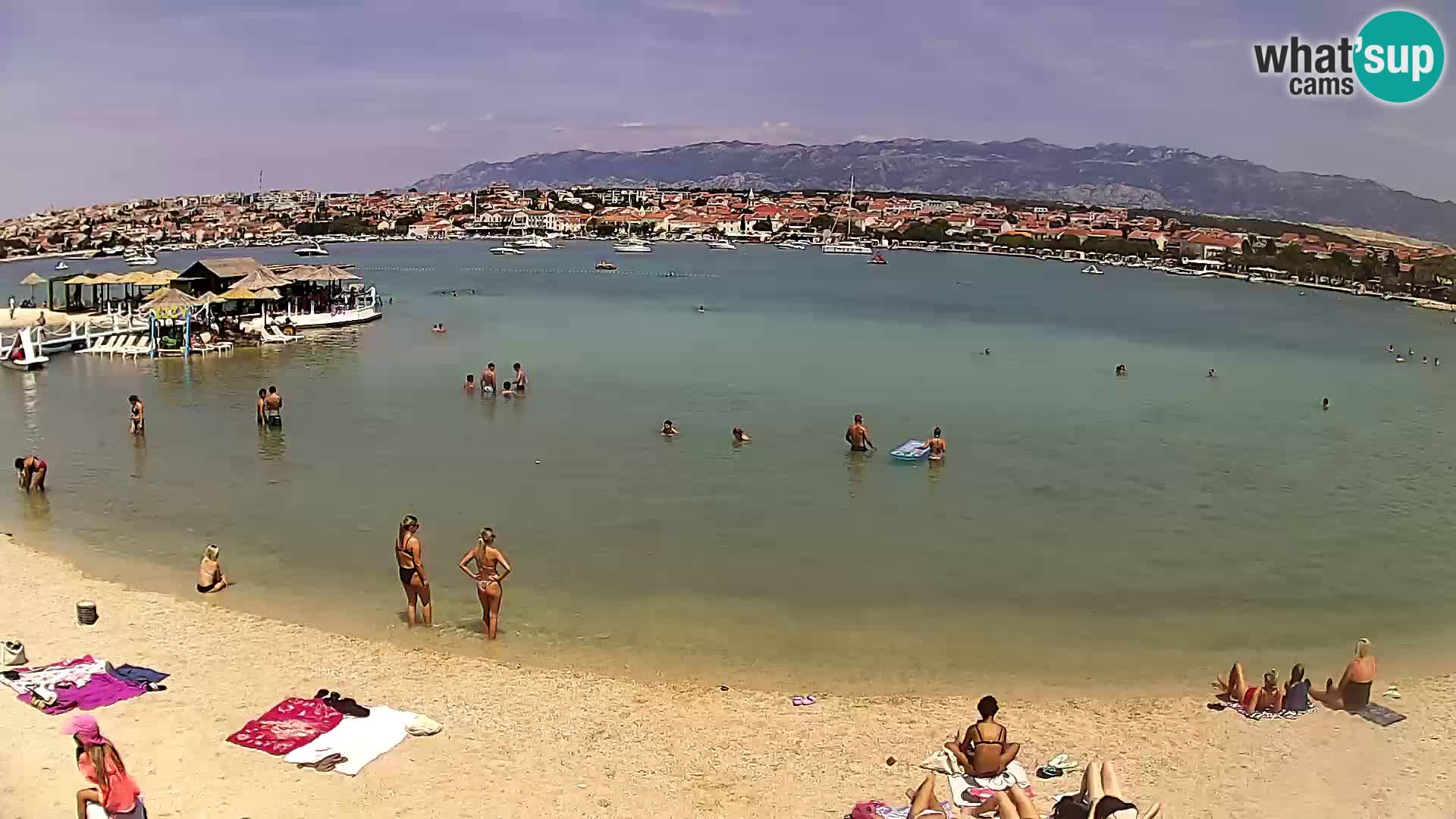 Novalja livecam – plage de la ville