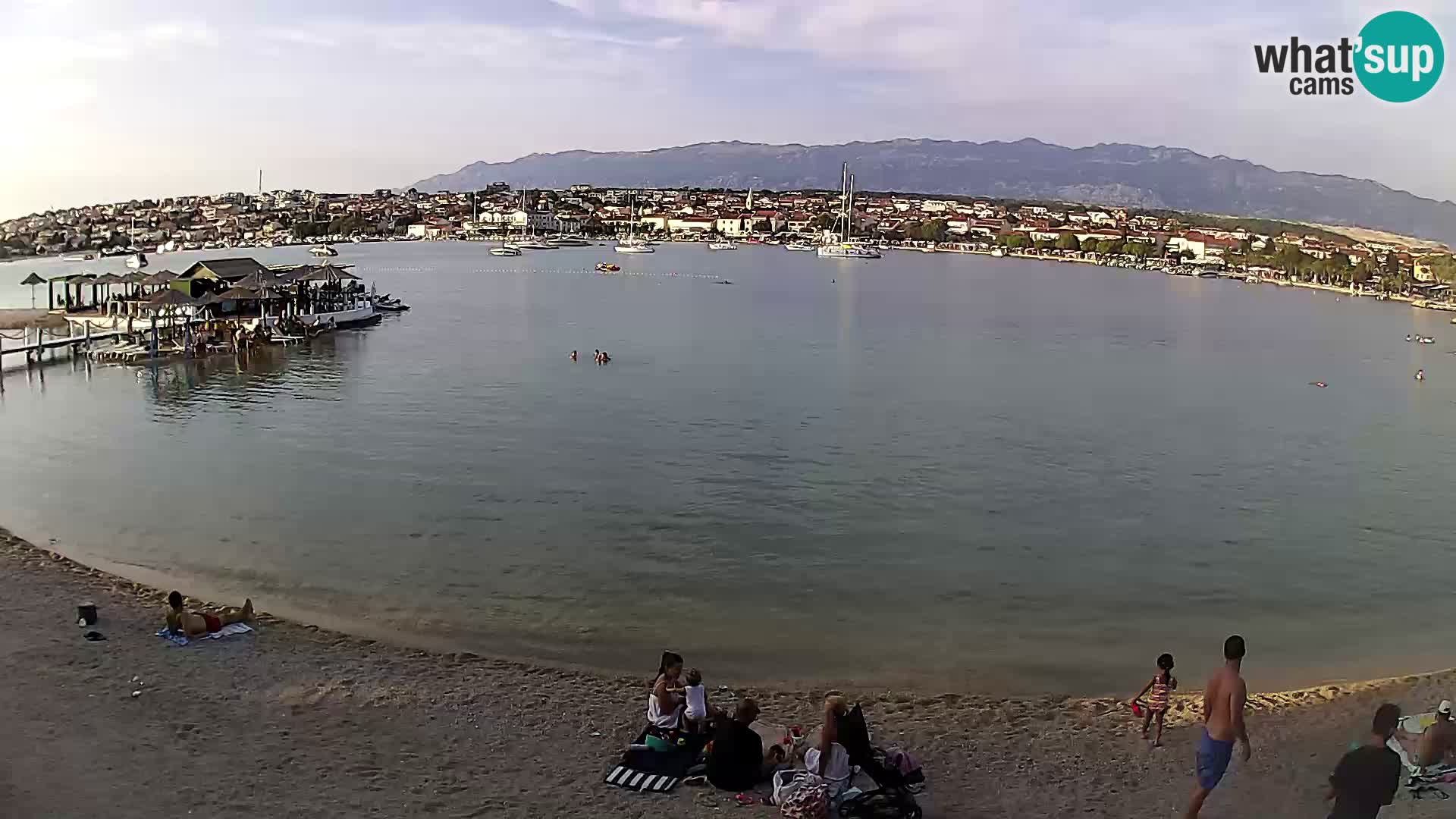Live webcam Novalja – The Town beach