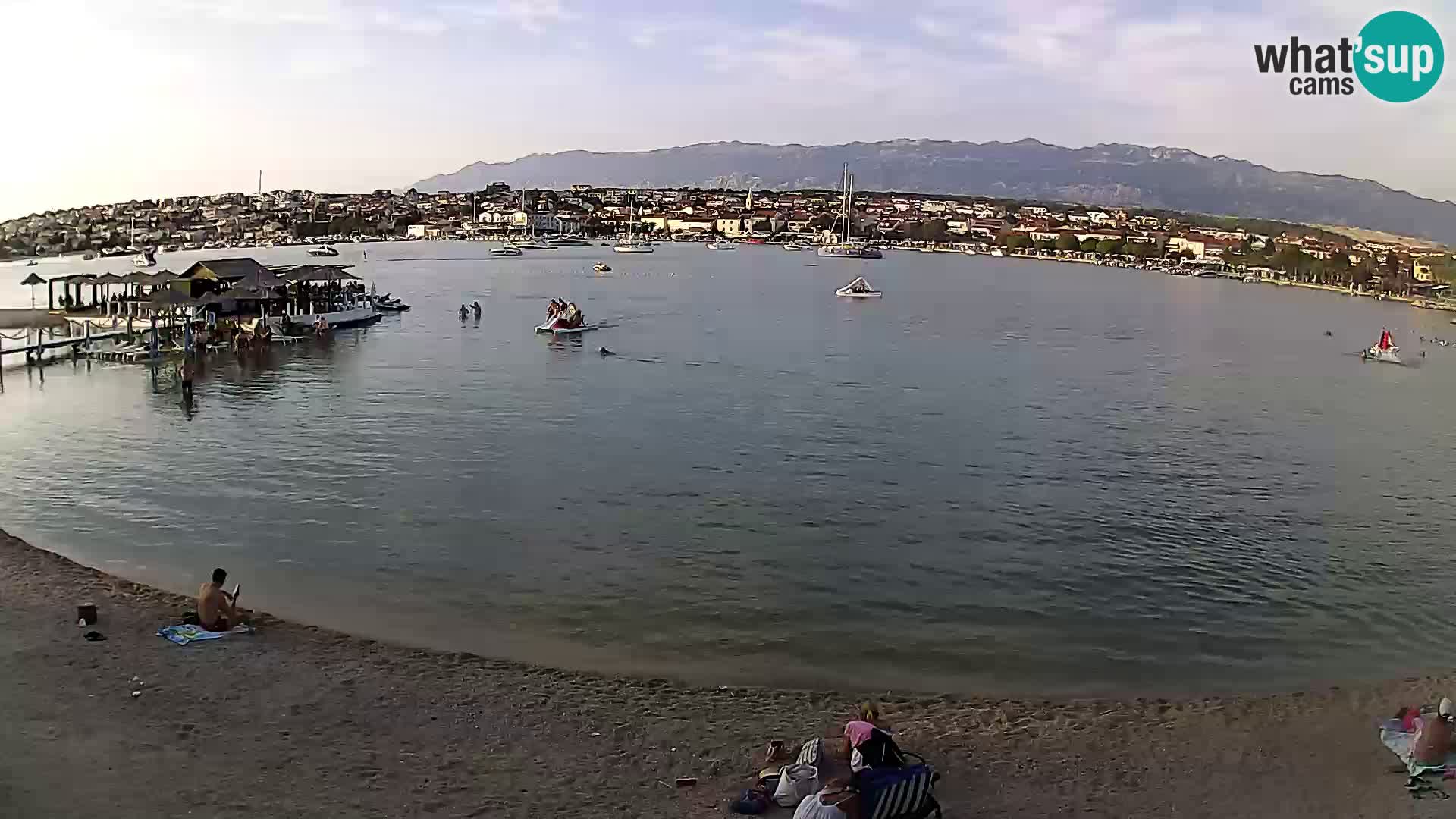 Novalja Kamera v živo – mestna plaža