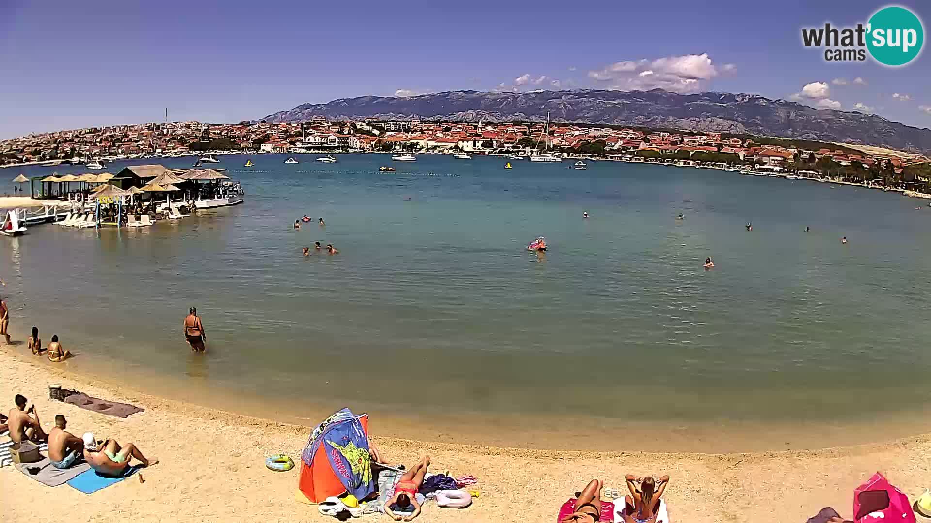 Novalja Kamera u živo – gradska plaža