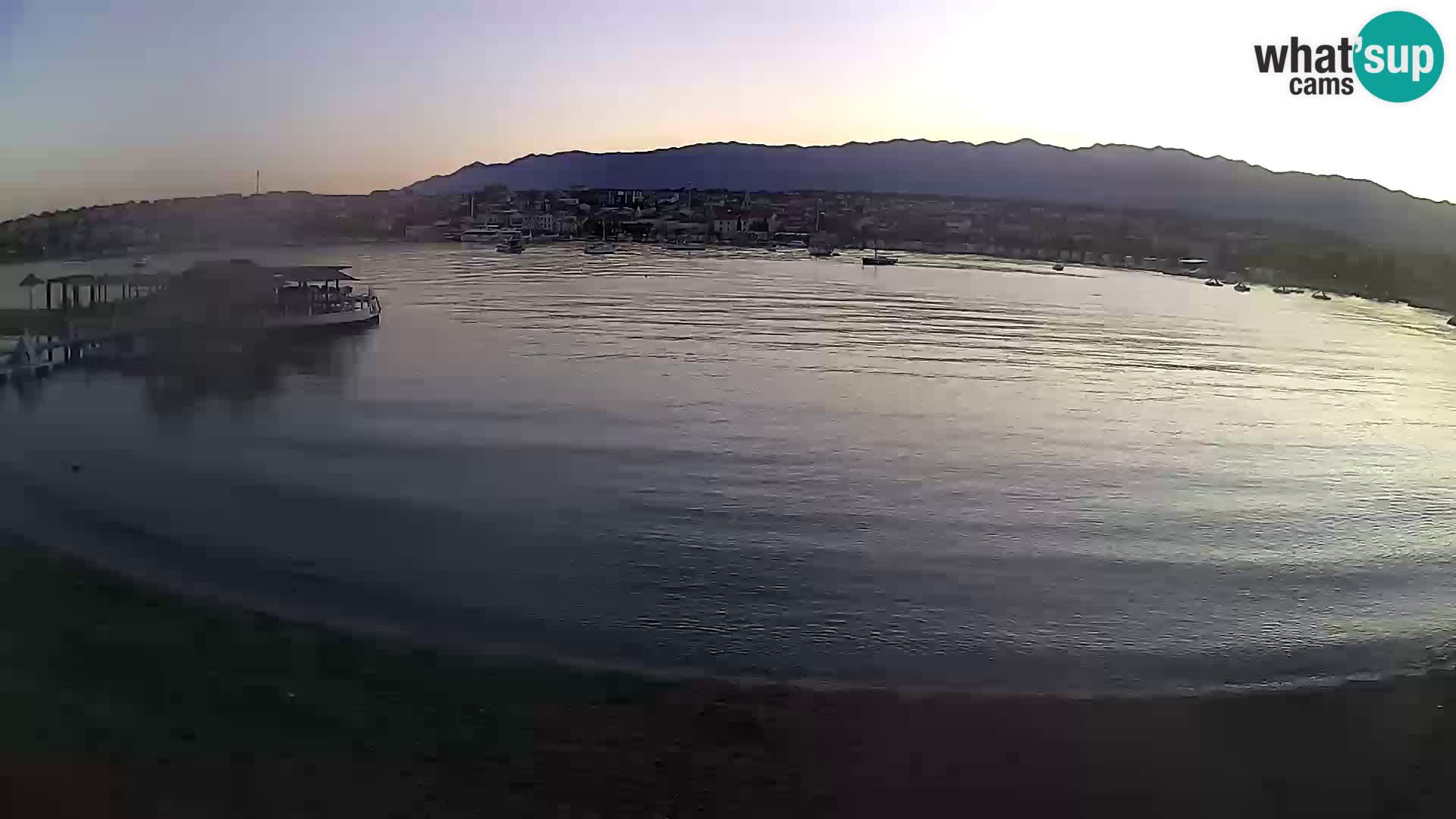 Novalja livecam – plage de la ville