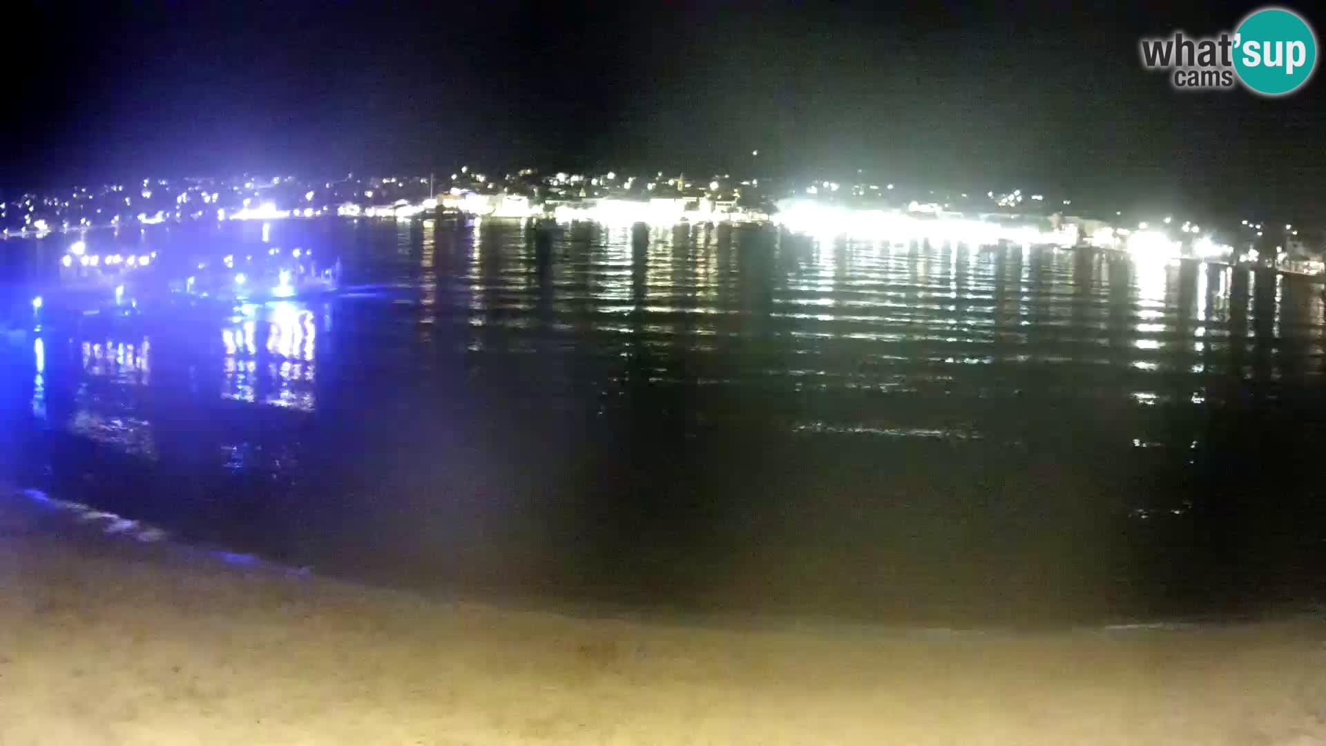Live webcam Novalja – The Town beach