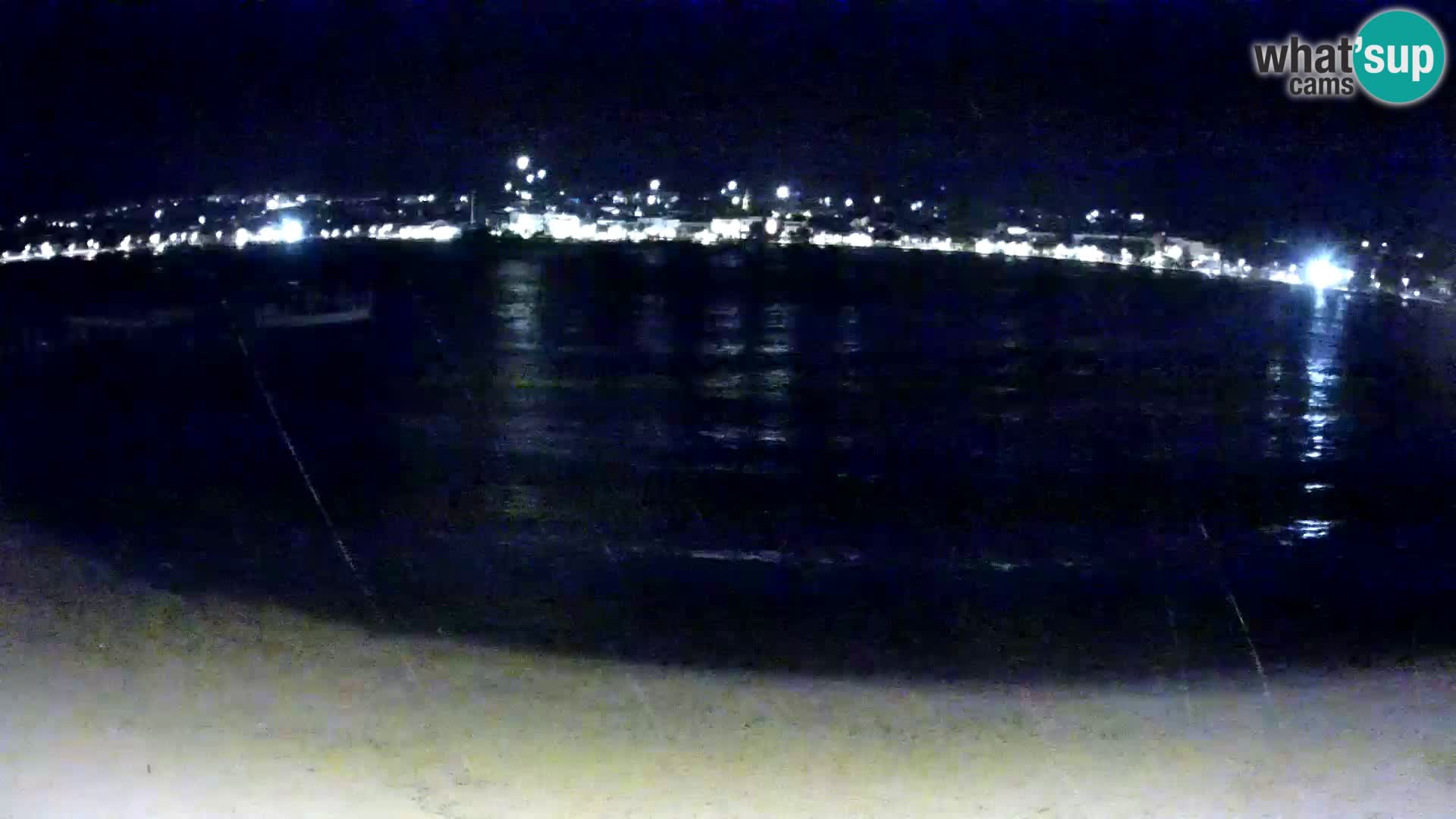 Novalja webcam – spiaggia cittadina