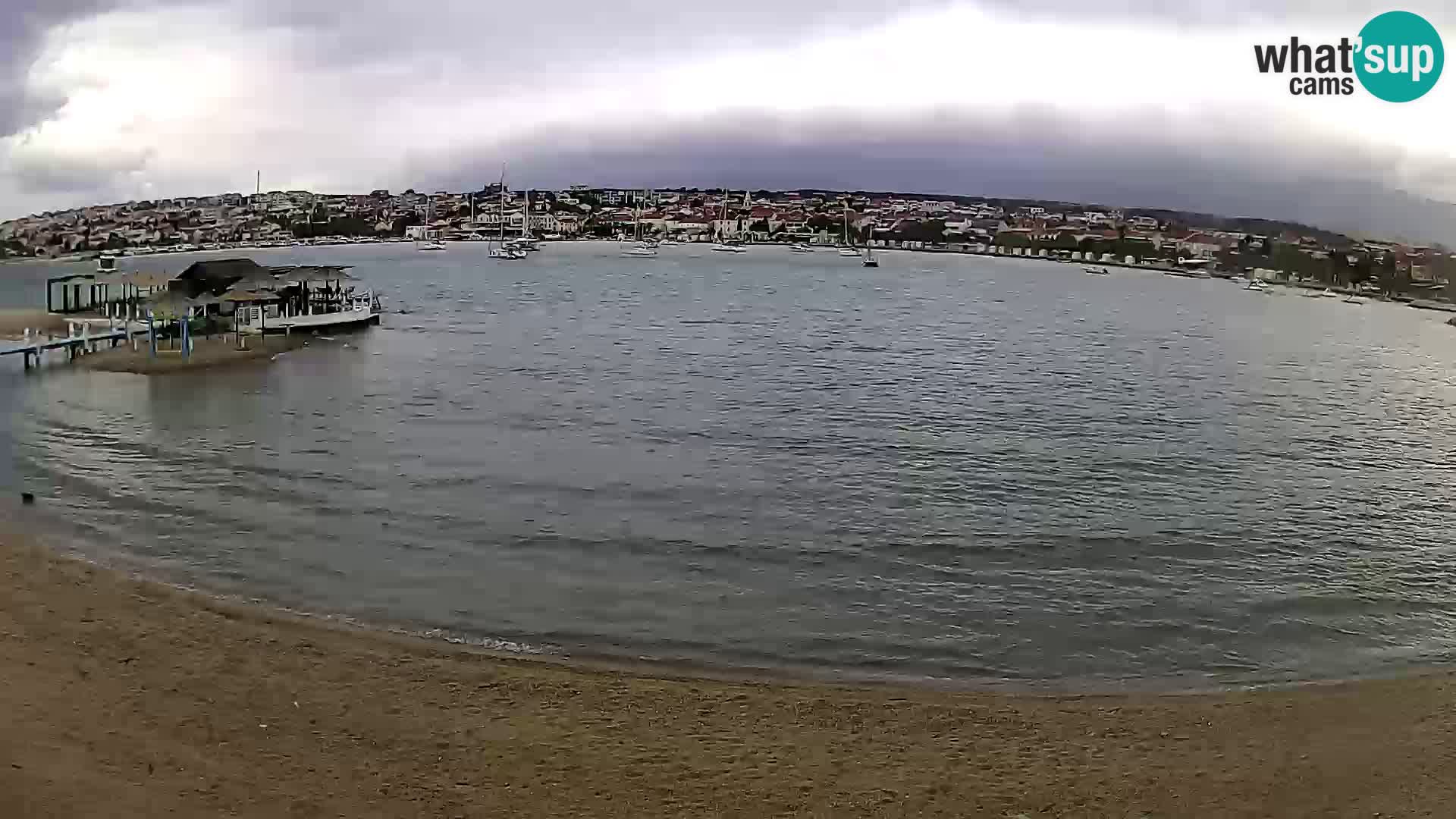 Novalja webcam – spiaggia cittadina
