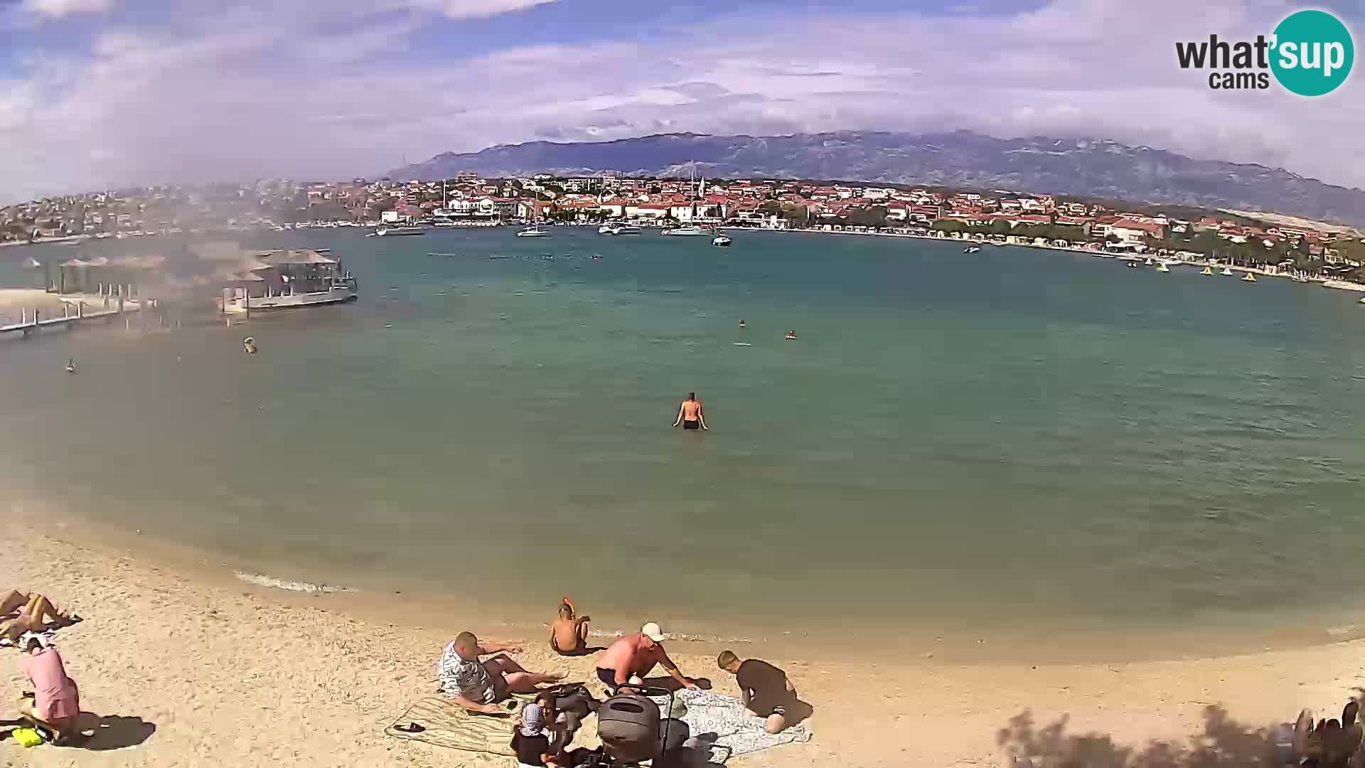 Live webcam Novalja – The Town beach