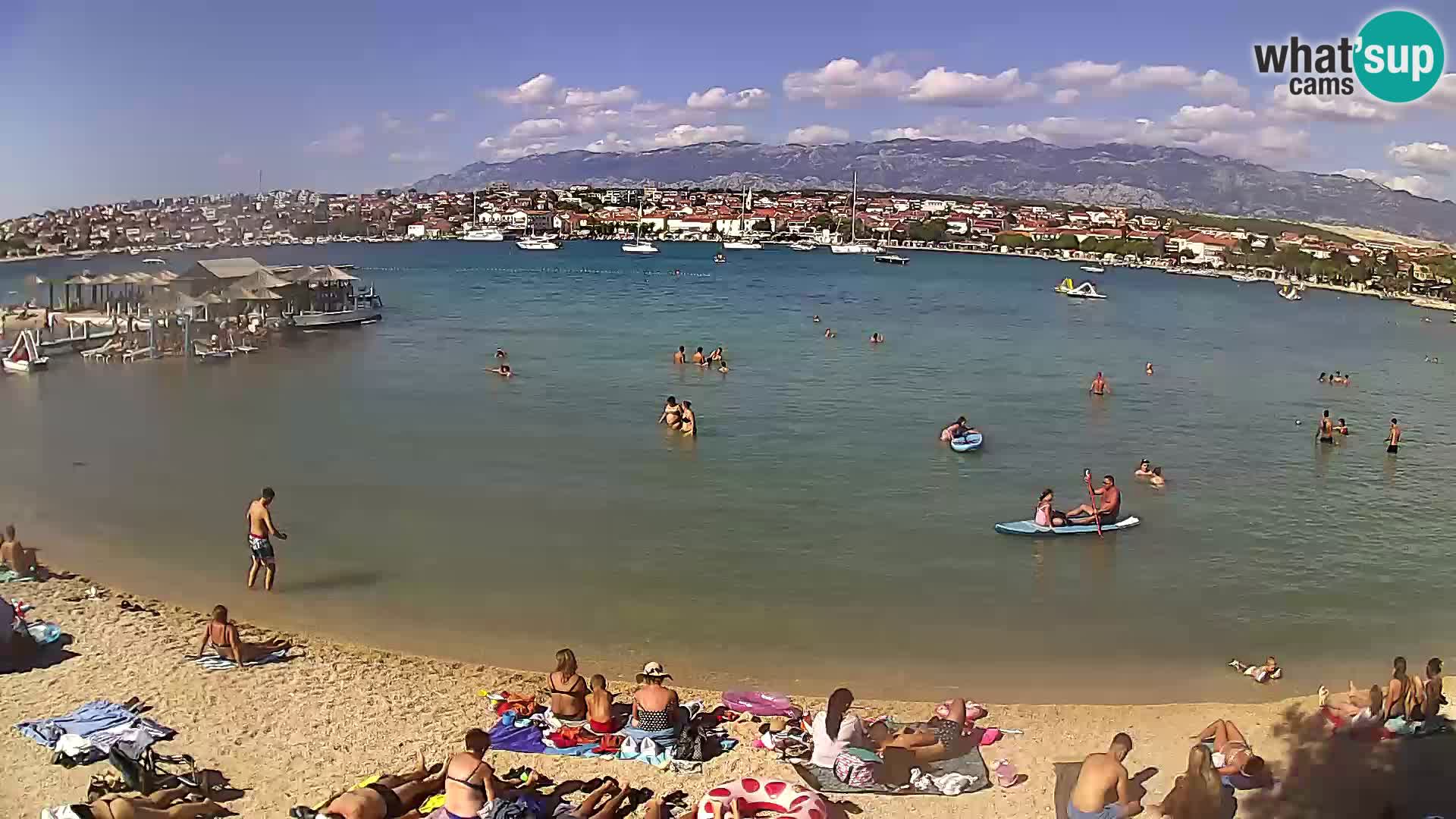 Live webcam Novalja – The Town beach