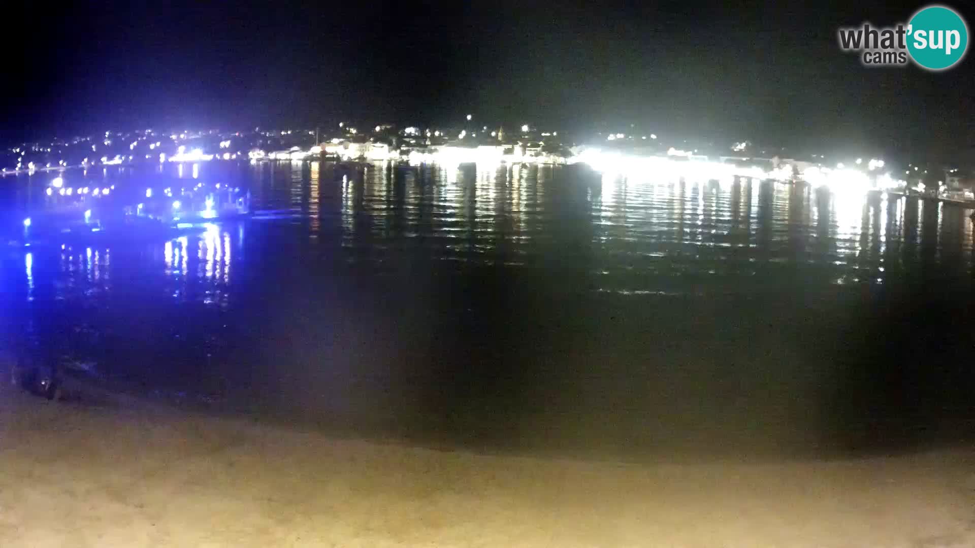 Live webcam Novalja – The Town beach