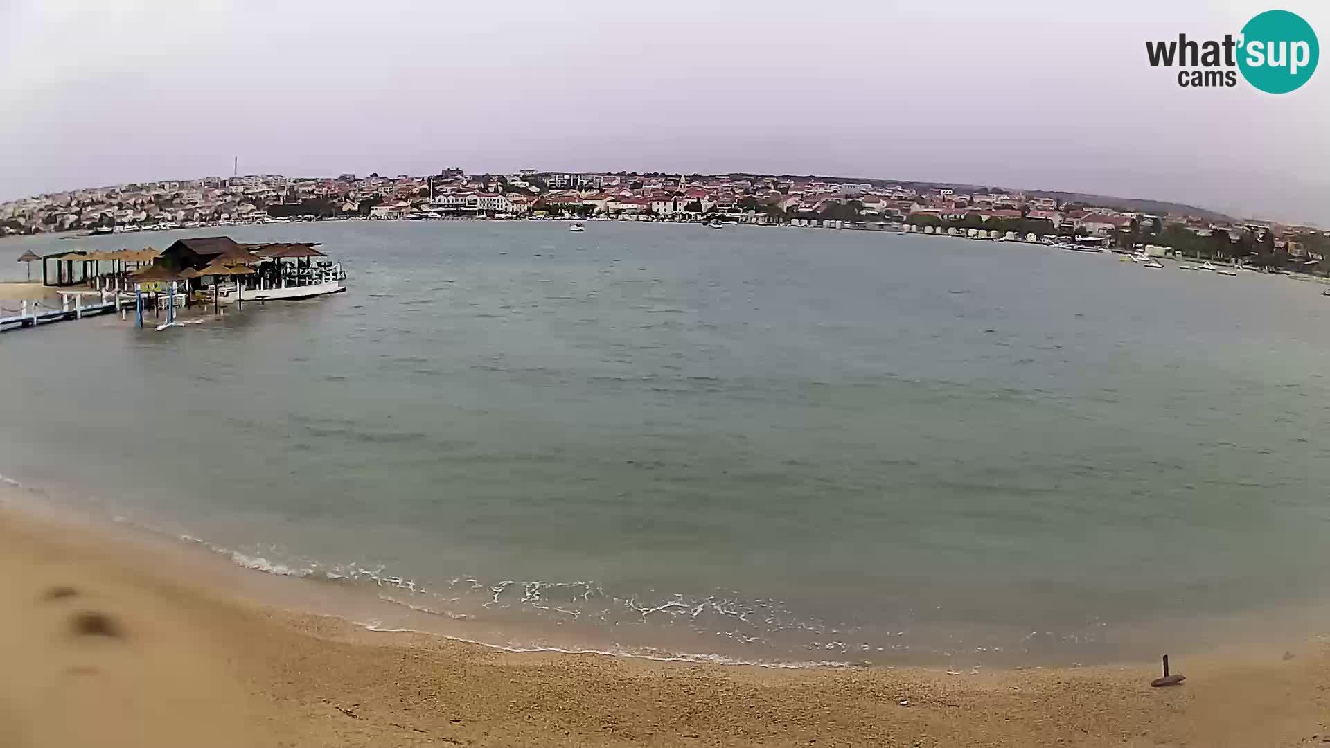 Novalja Kamera v živo – mestna plaža