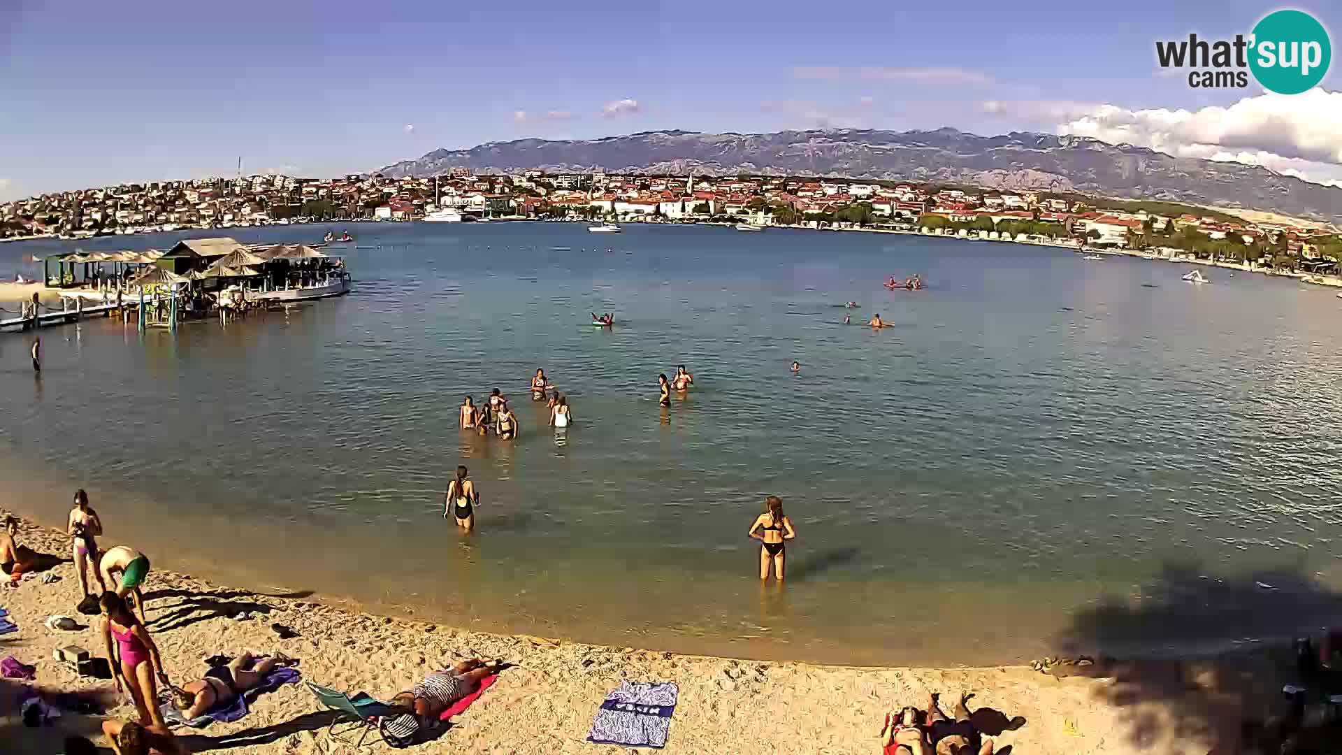 Novalja Kamera v živo – mestna plaža