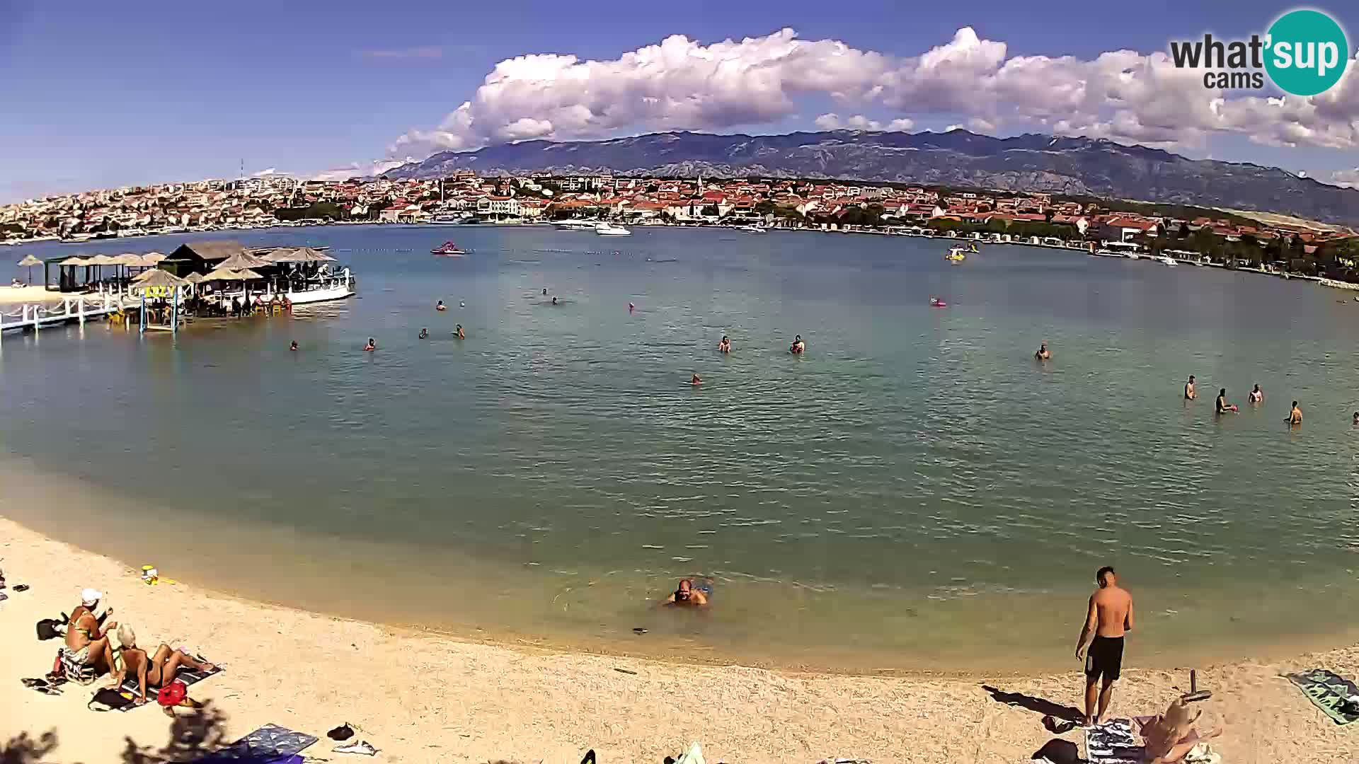 Novalja Kamera u živo – gradska plaža
