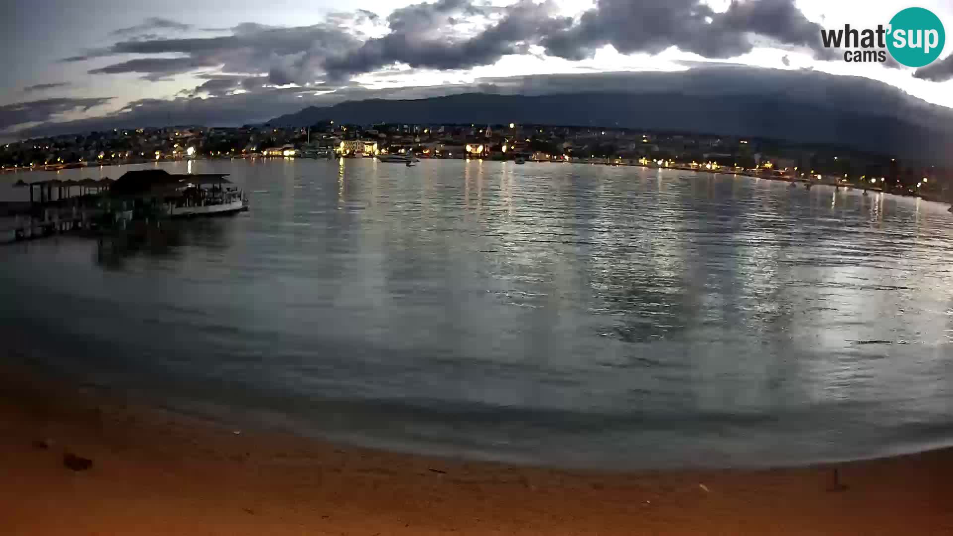Novalja livecam – plage de la ville