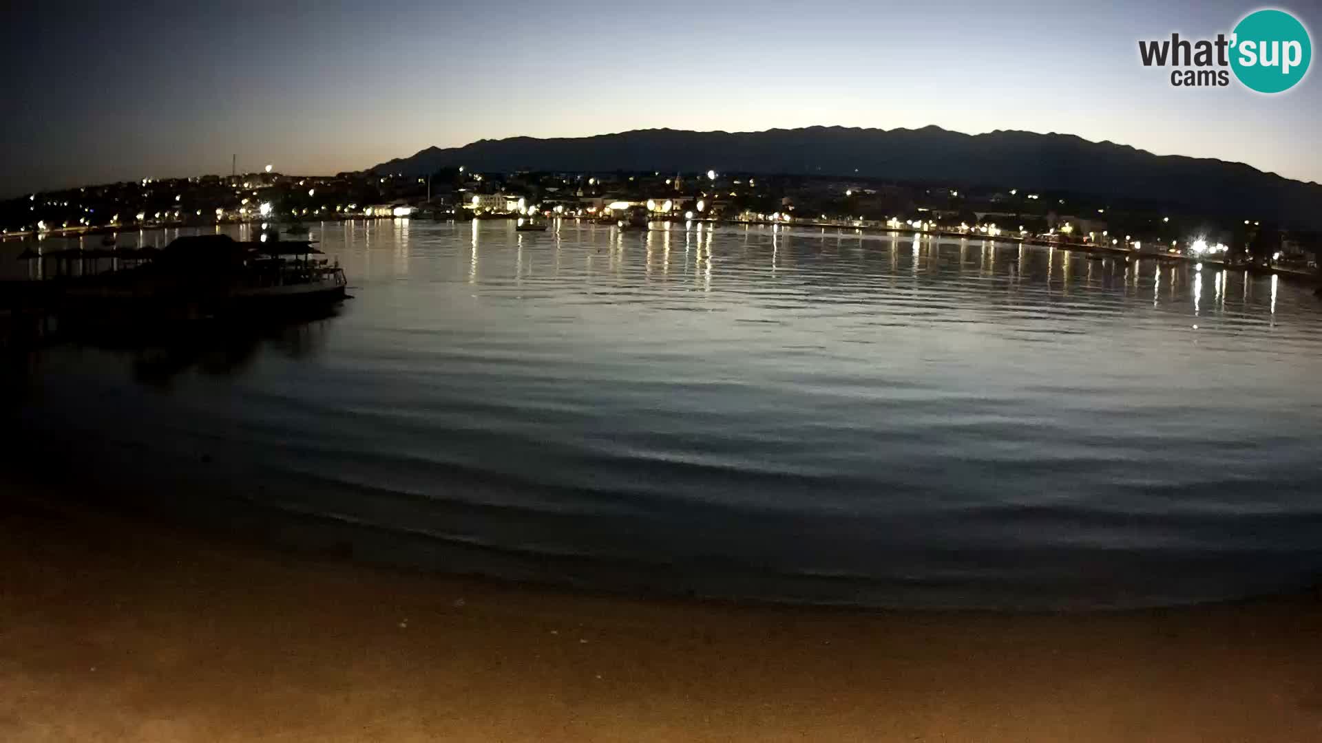 Novalja Kamera v živo – mestna plaža