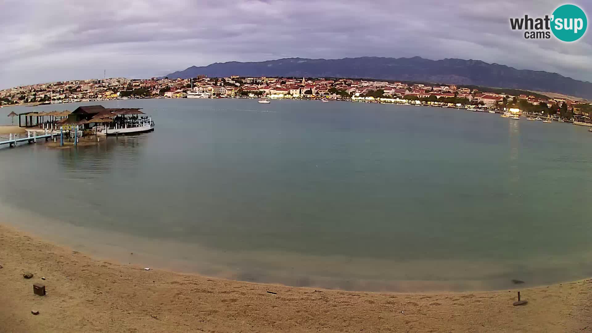 Novalja Kamera v živo – mestna plaža