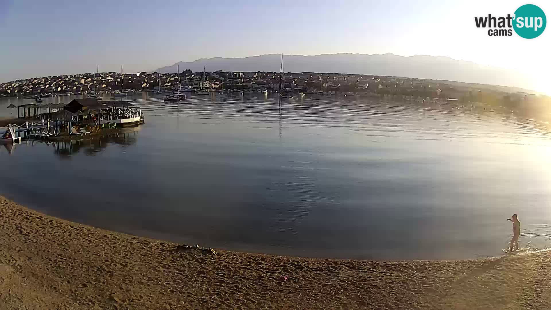 Novalja Kamera u živo – gradska plaža