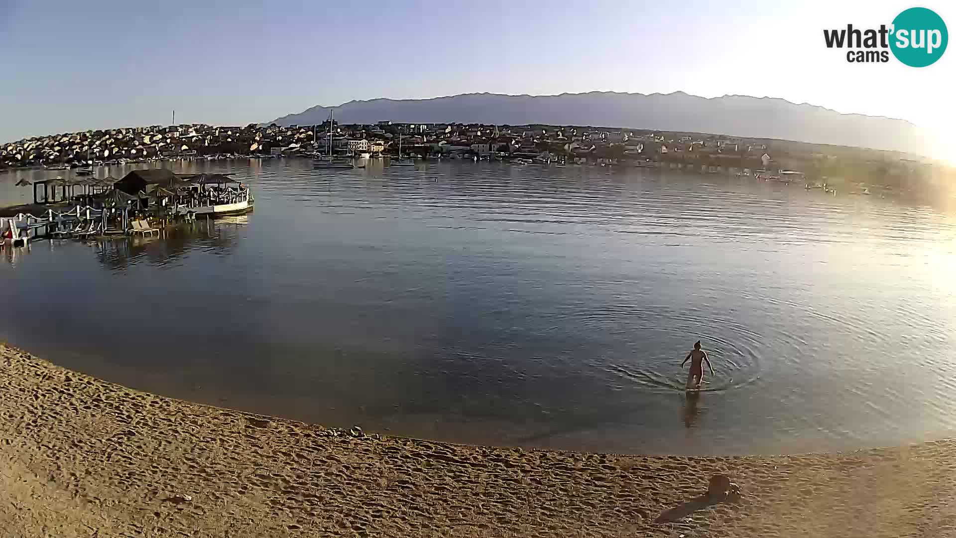 Live webcam Novalja – The Town beach
