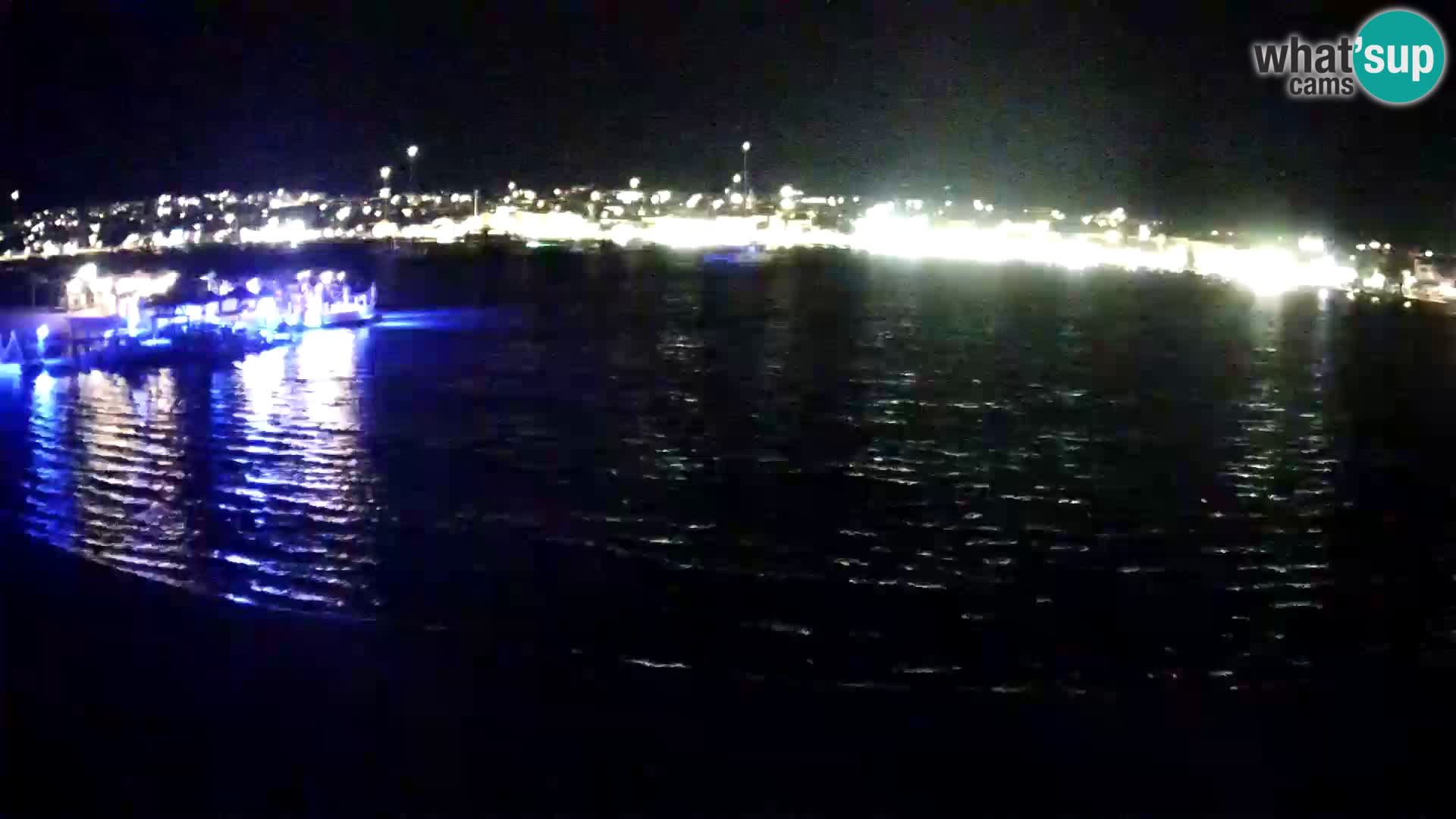 Novalja livecam – plage de la ville