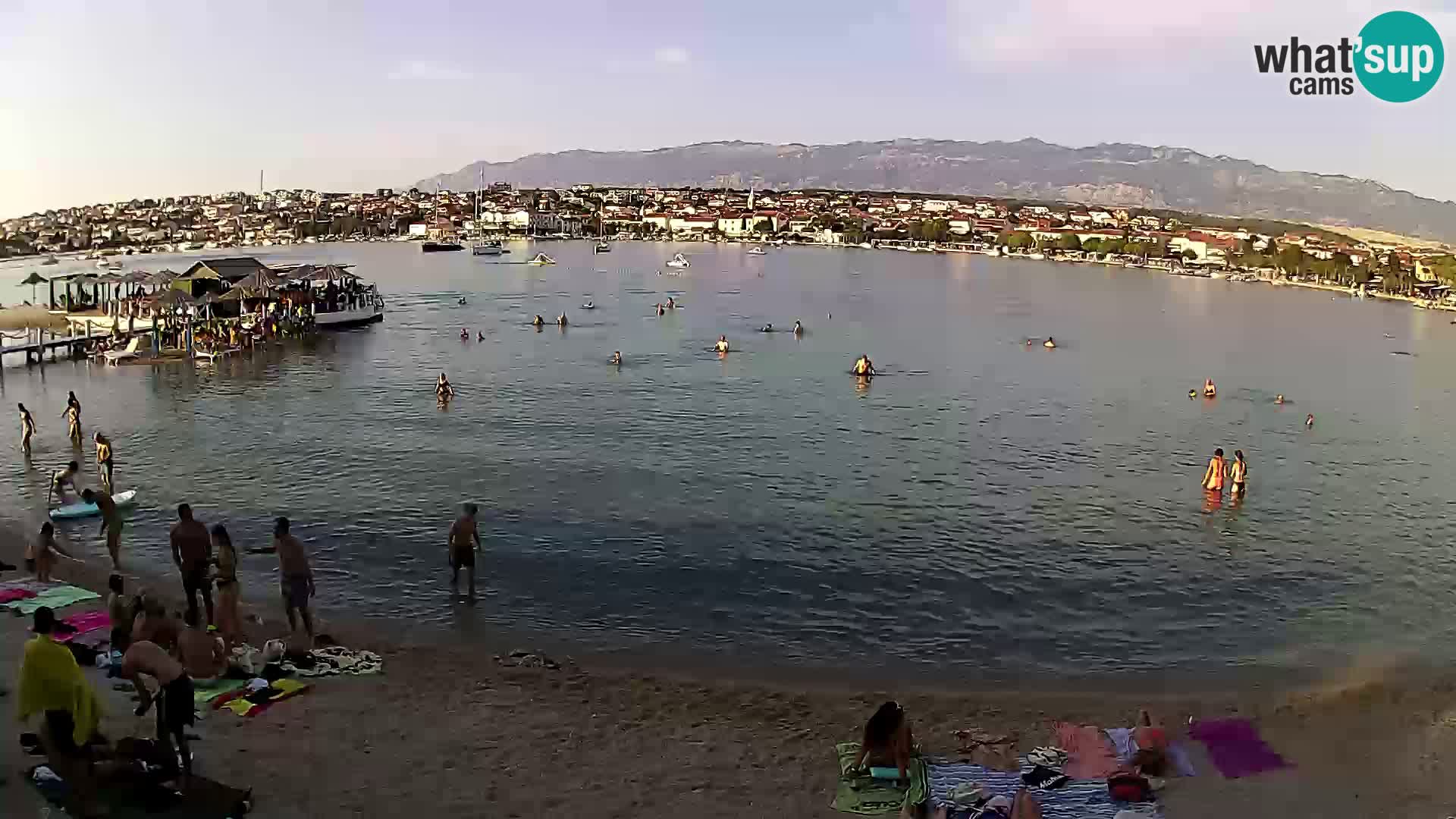 Live webcam Novalja – The Town beach