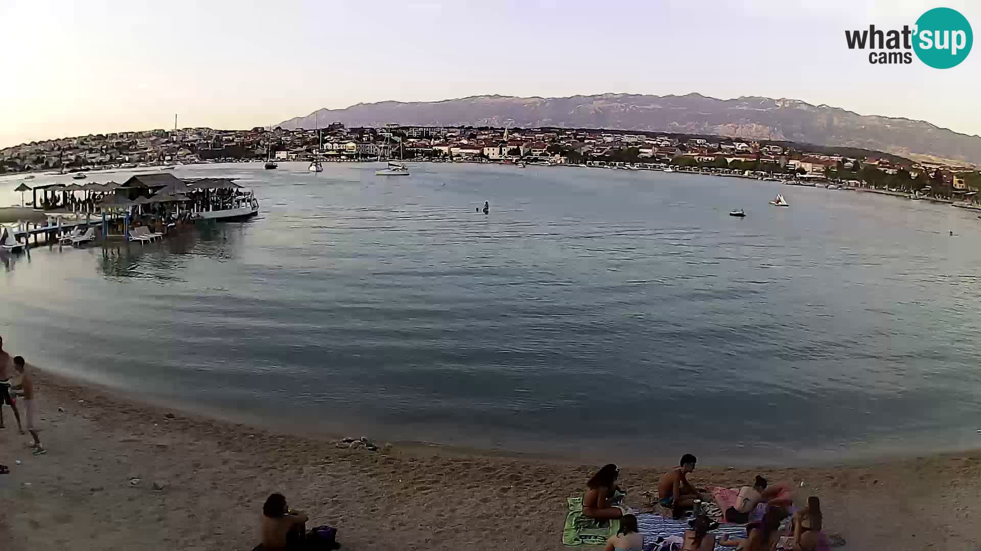 Live webcam Novalja – The Town beach