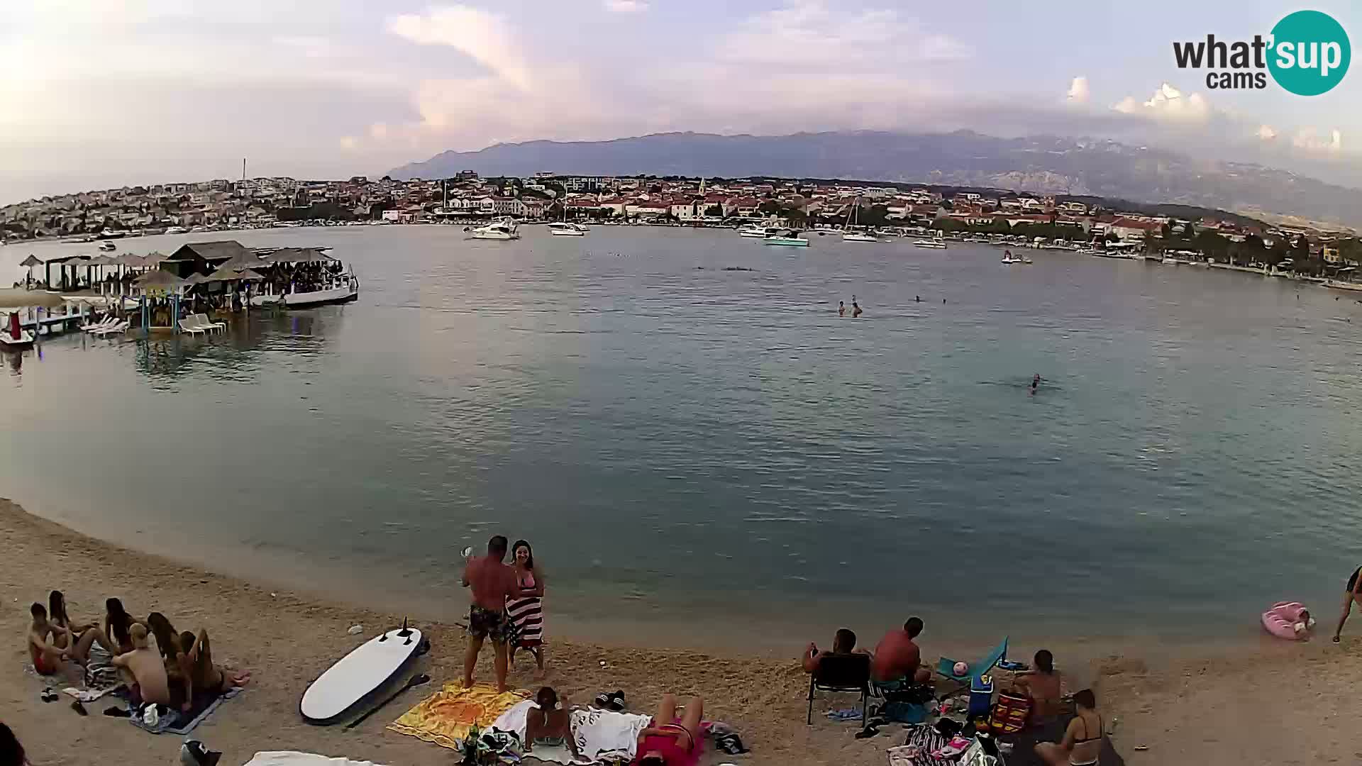 Novalja Kamera v živo – mestna plaža