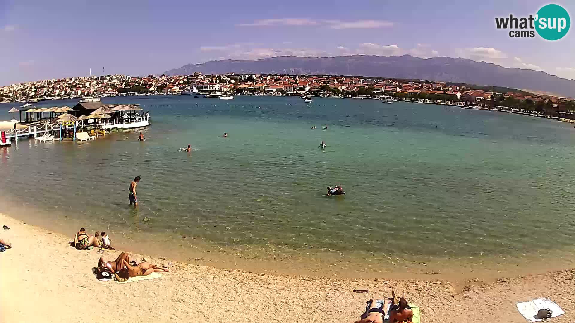 Novalja Kamera v živo – mestna plaža