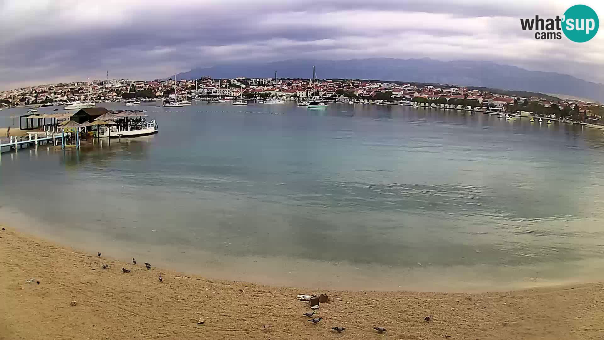 Novalja Kamera v živo – mestna plaža