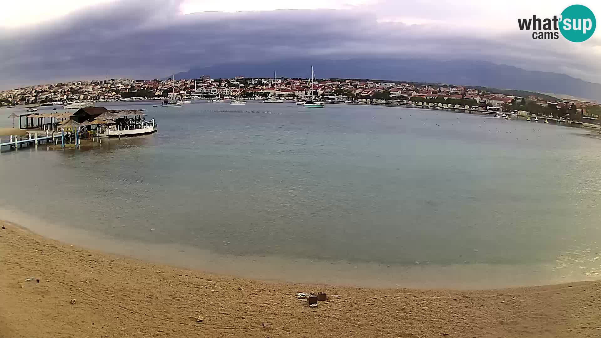 Live webcam Novalja – The Town beach