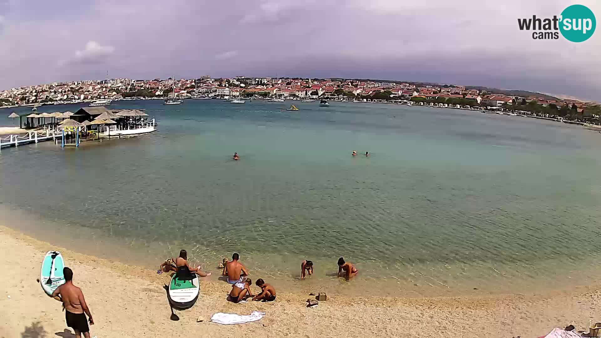 Live webcam Novalja – The Town beach