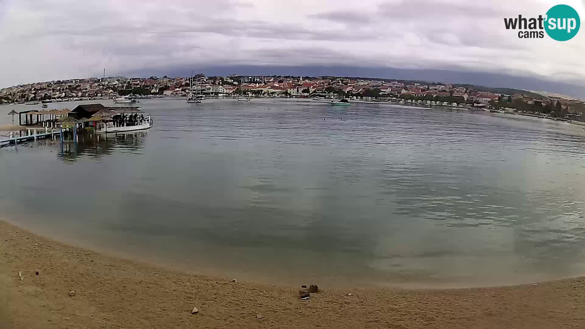 Live webcam Novalja – The Town beach
