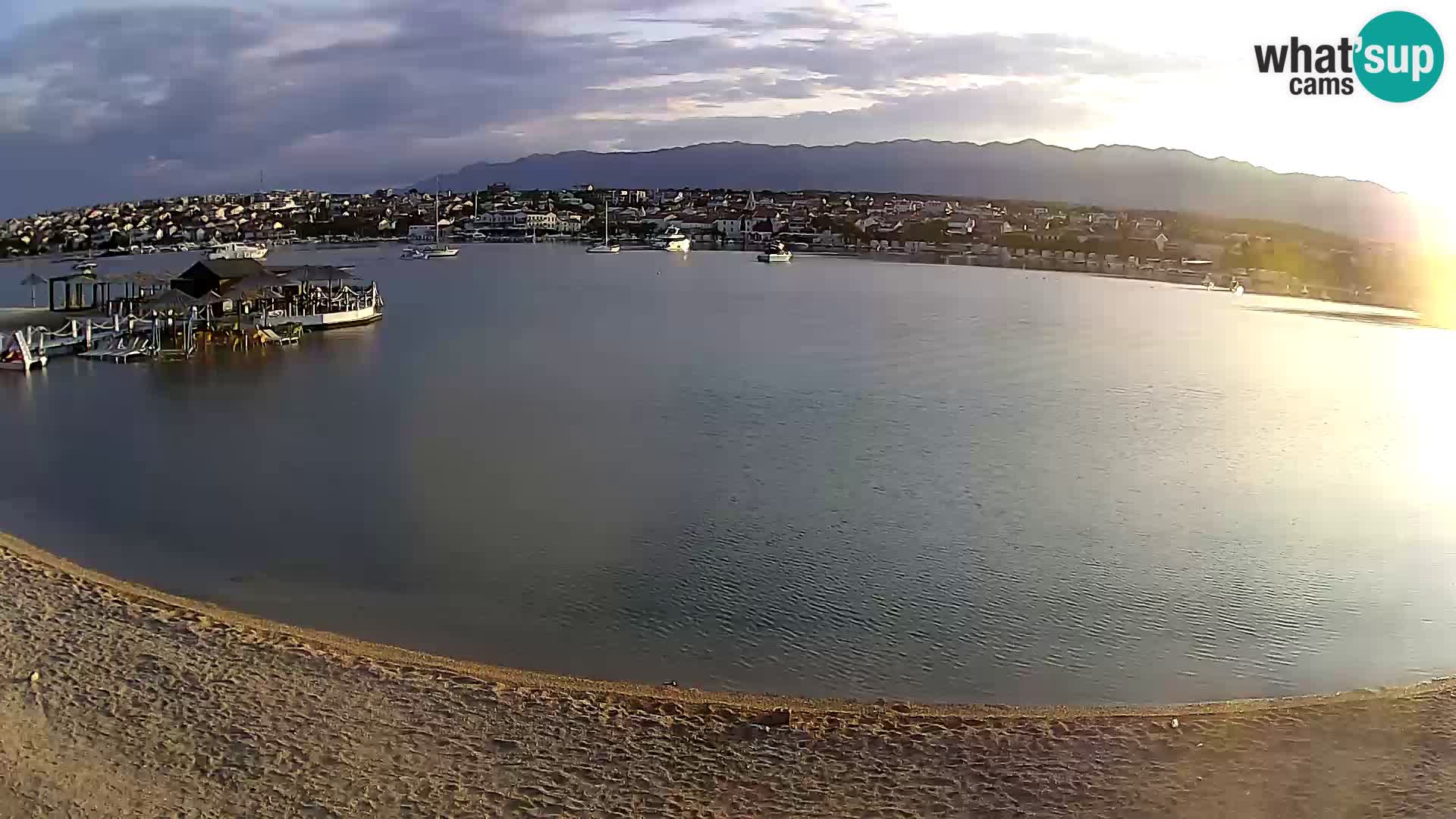 Novalja webcam – spiaggia cittadina