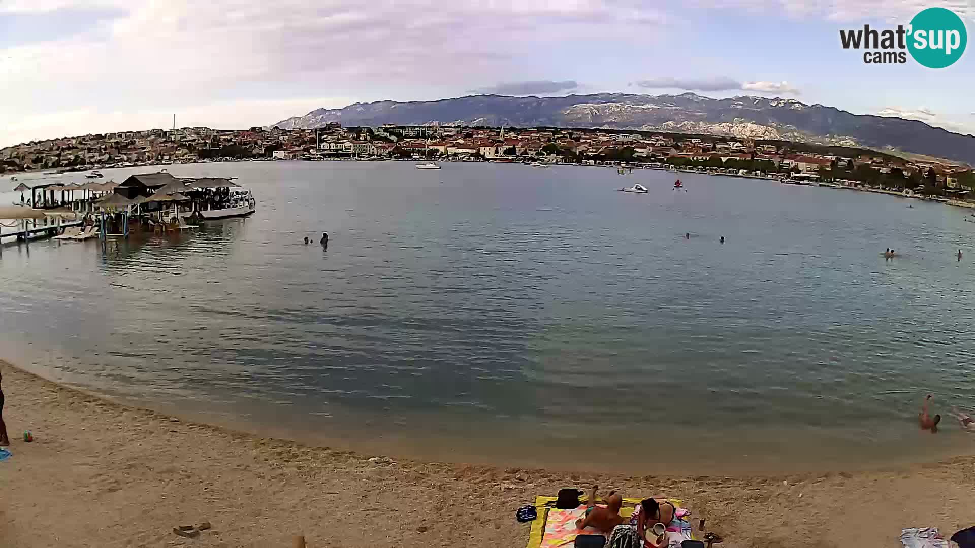 Live webcam Novalja – The Town beach