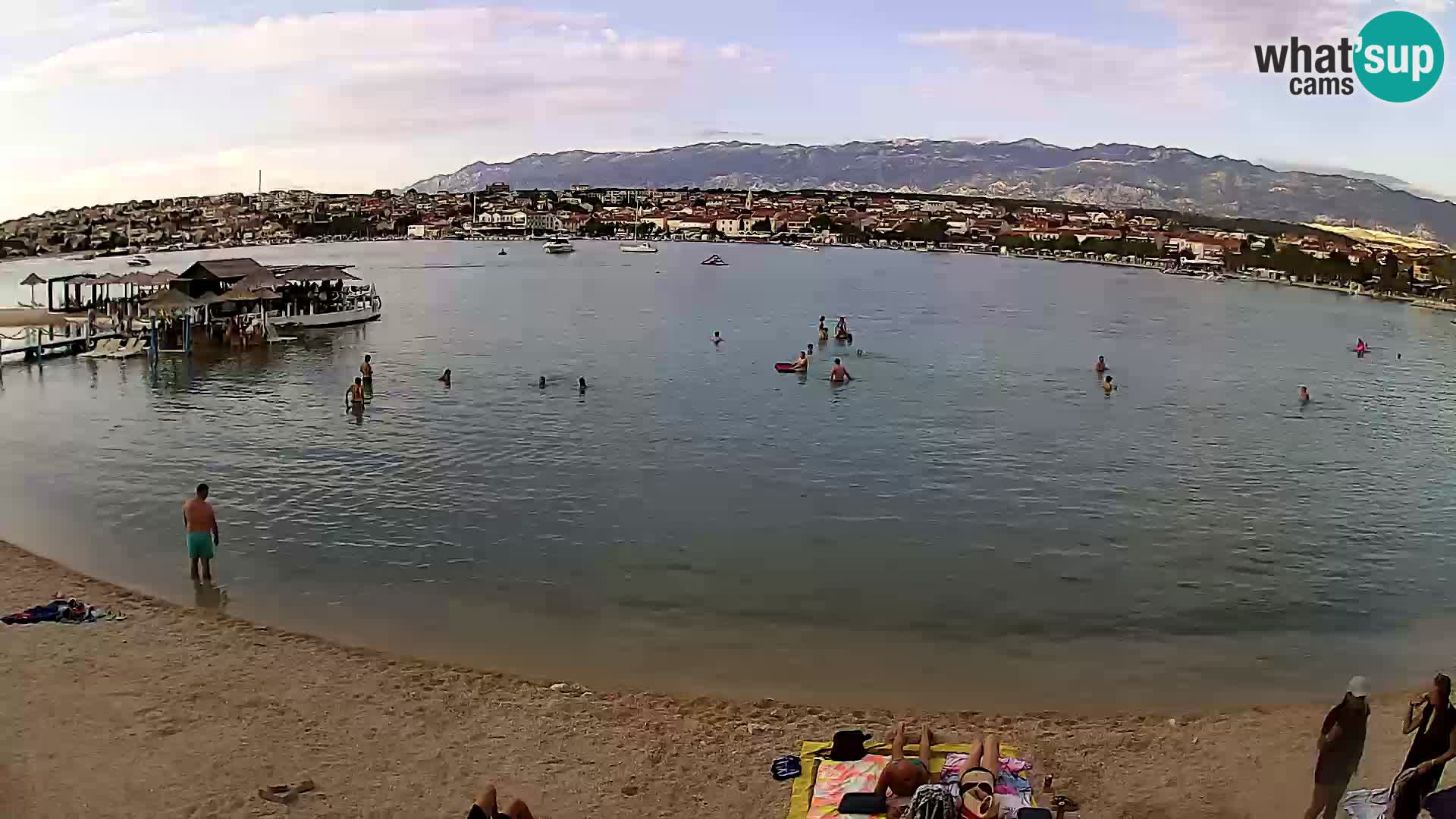 Novalja webcam – spiaggia cittadina