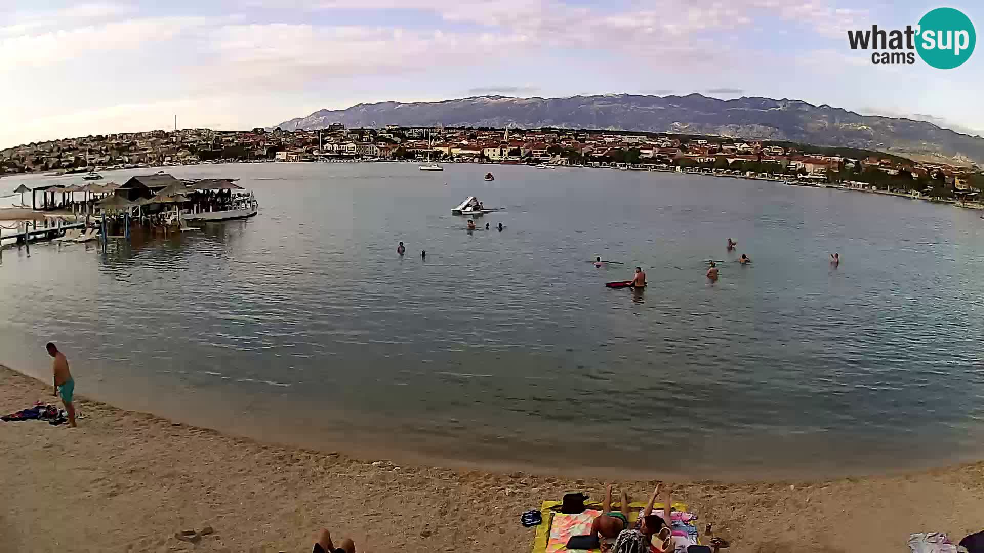 Novalja Kamera u živo – gradska plaža