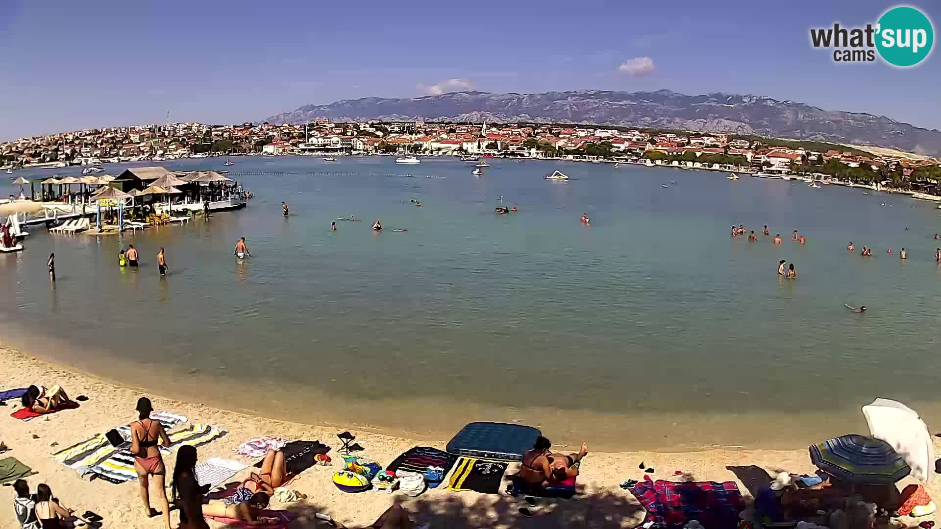 Webcam Novalja – Stadtstrand