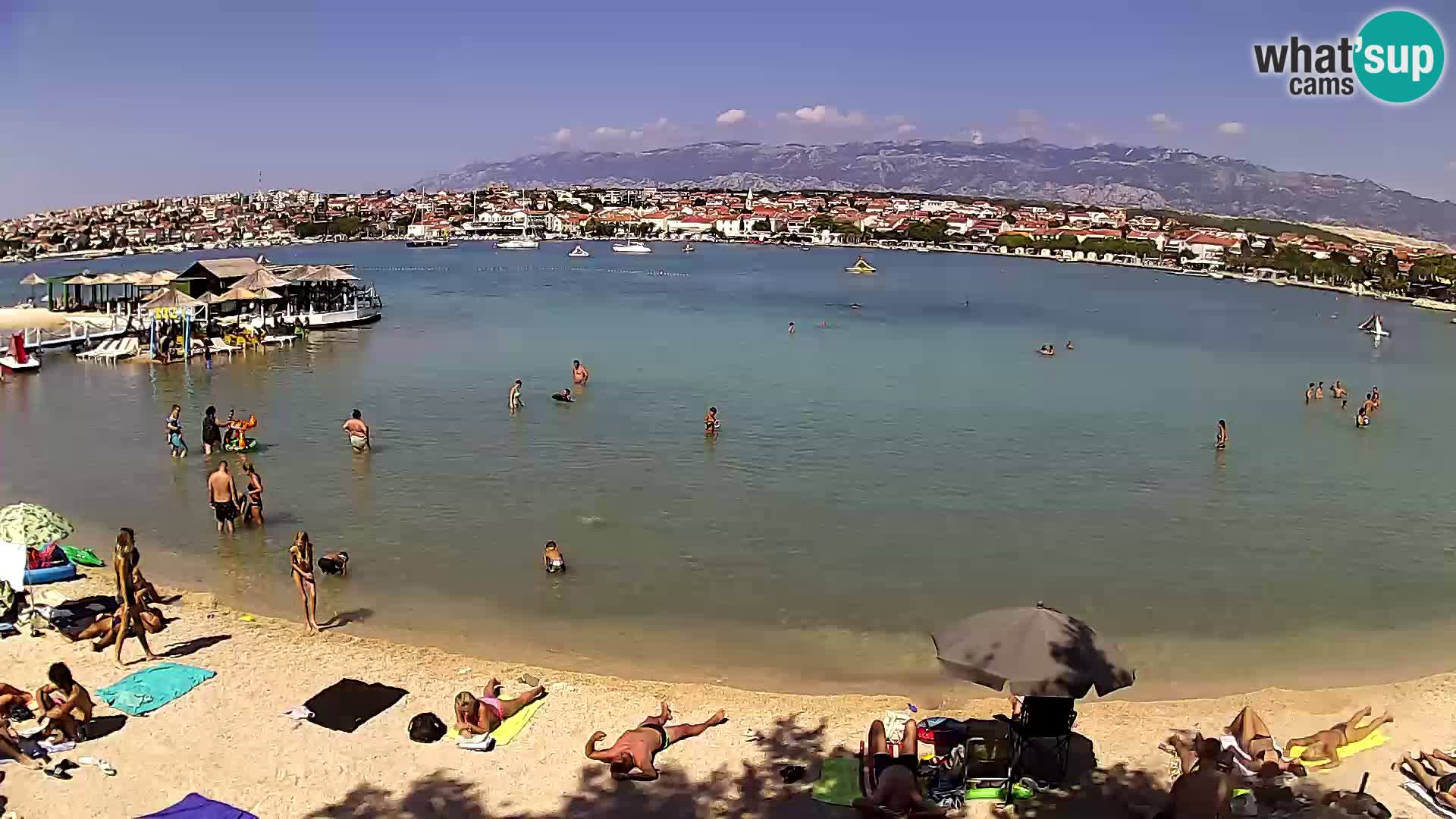 Novalja Kamera u živo – gradska plaža