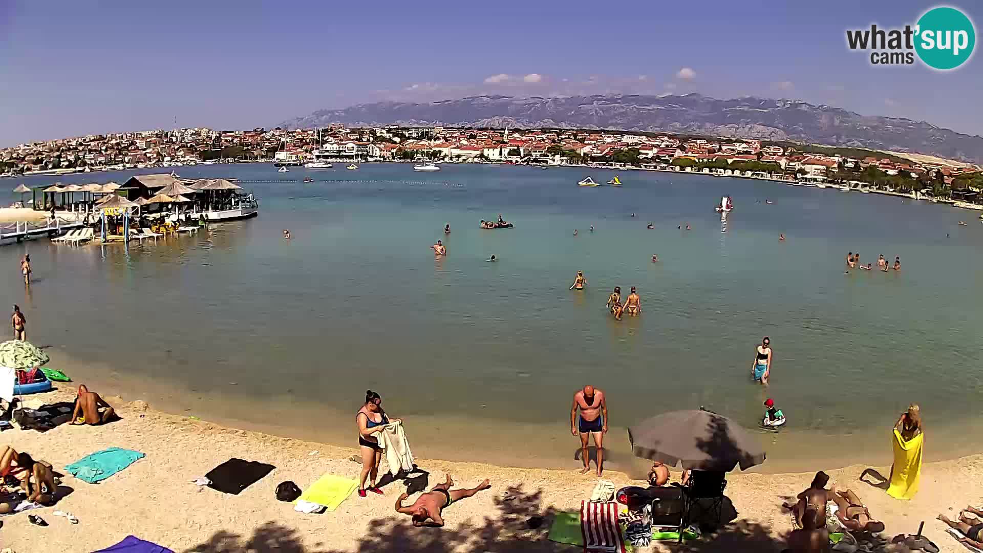 Novalja Kamera u živo – gradska plaža