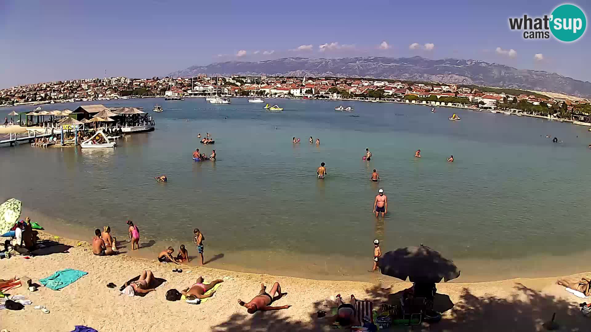 Novalja Kamera u živo – gradska plaža