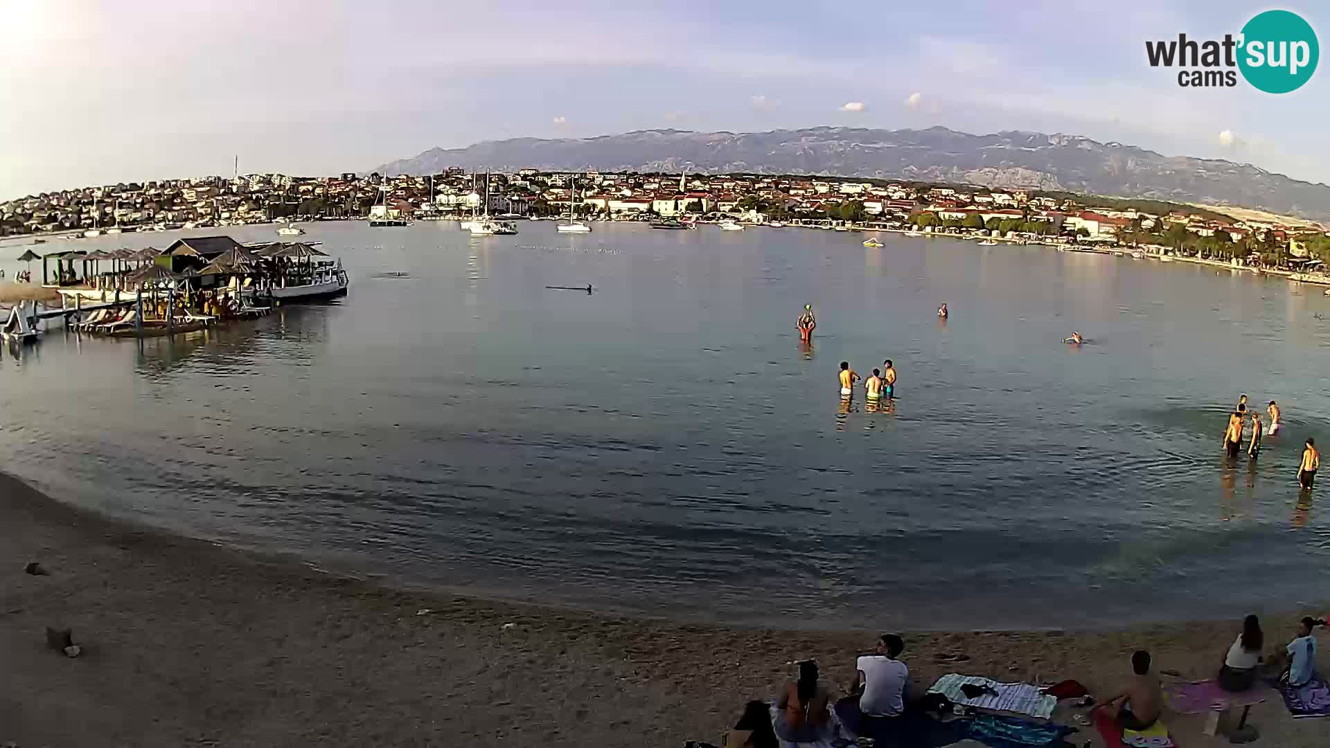 Novalja webcam – spiaggia cittadina