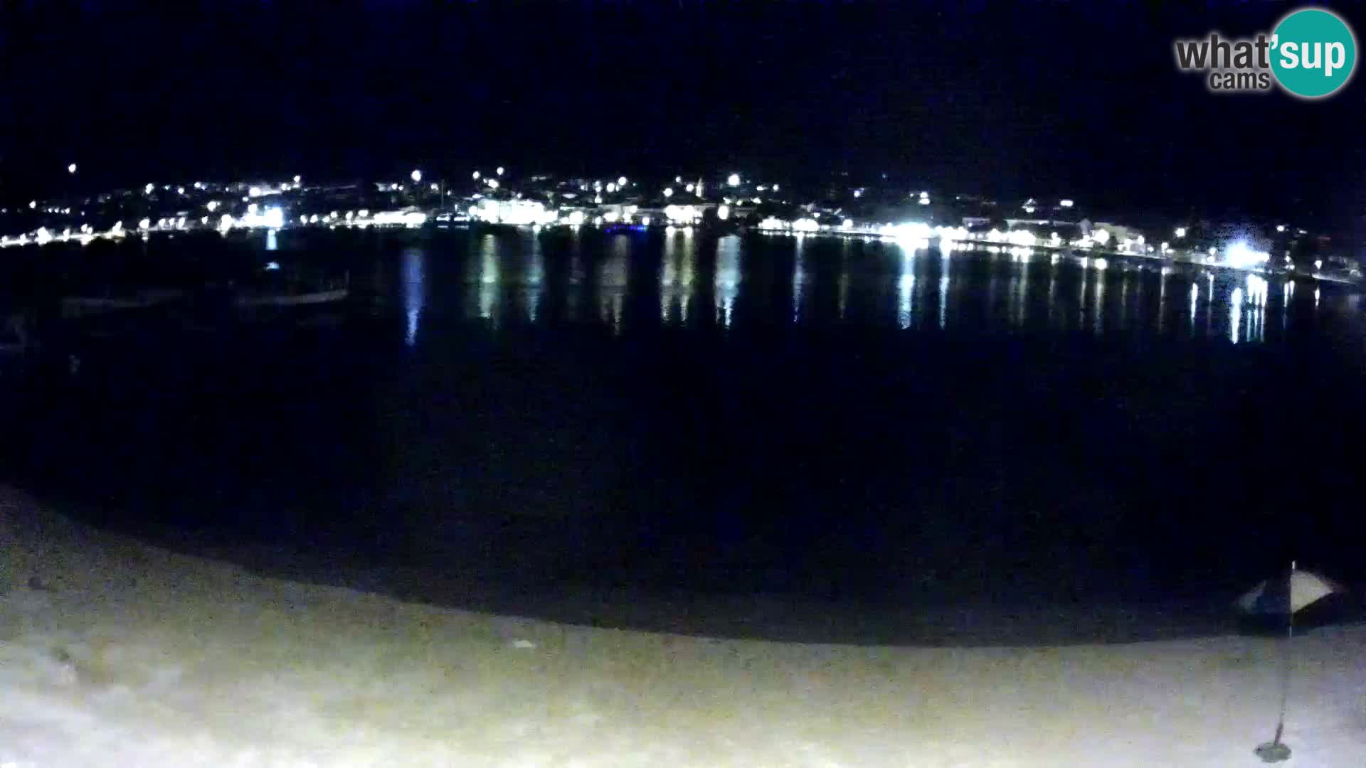 Novalja livecam – plage de la ville