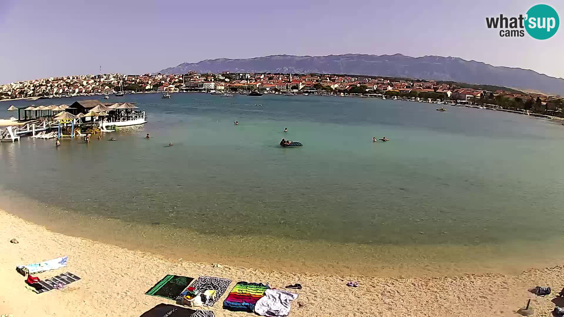 Novalja Kamera u živo – gradska plaža