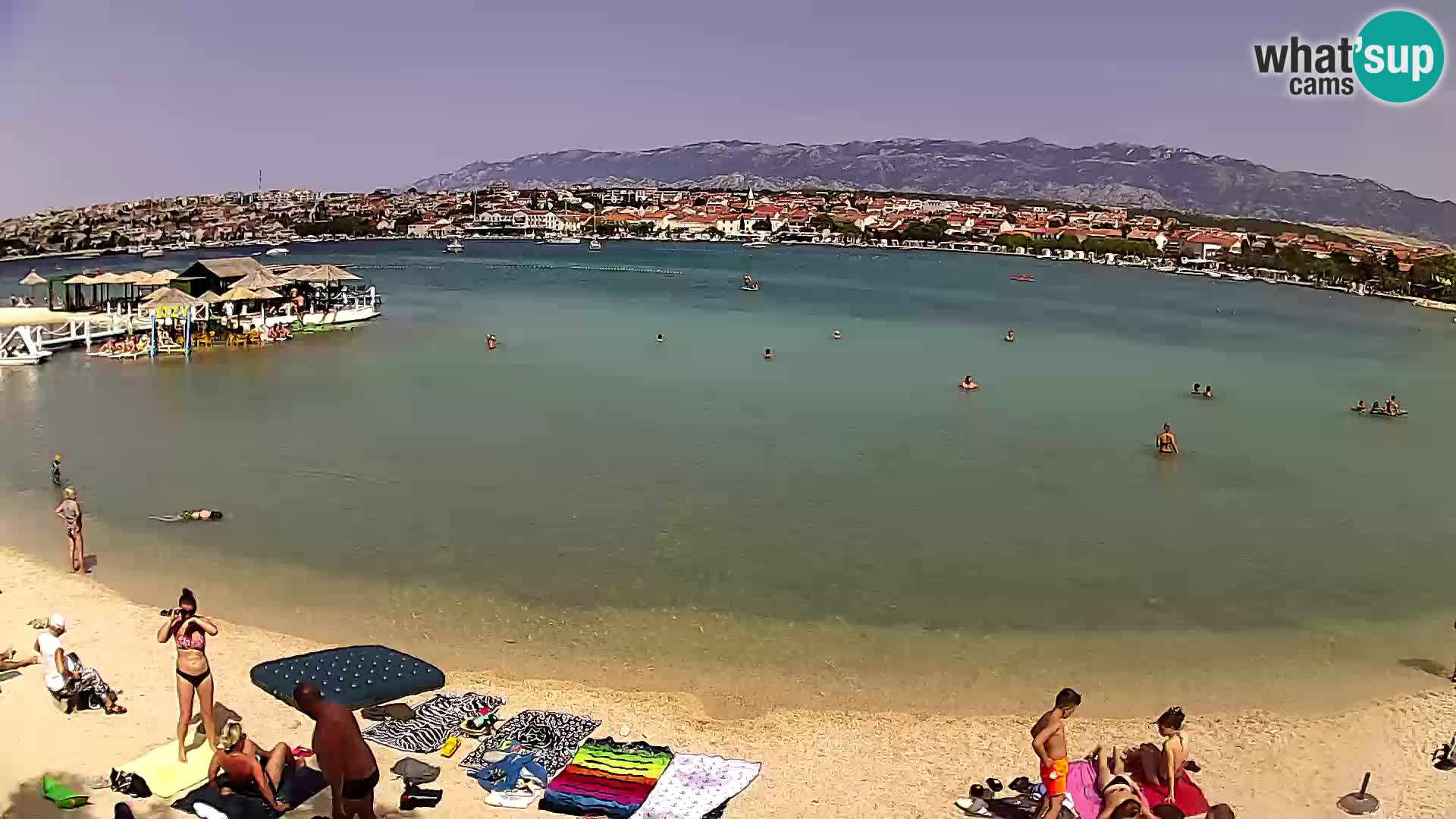 Novalja Kamera u živo – gradska plaža