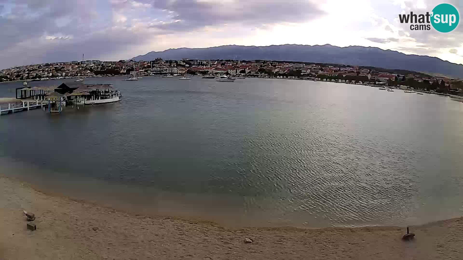 Live webcam Novalja – The Town beach
