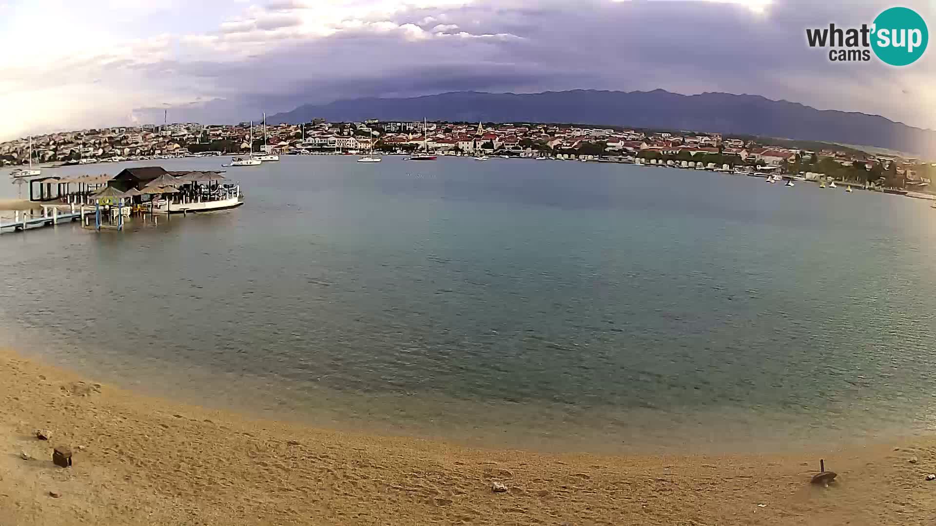 Novalja webcam – spiaggia cittadina