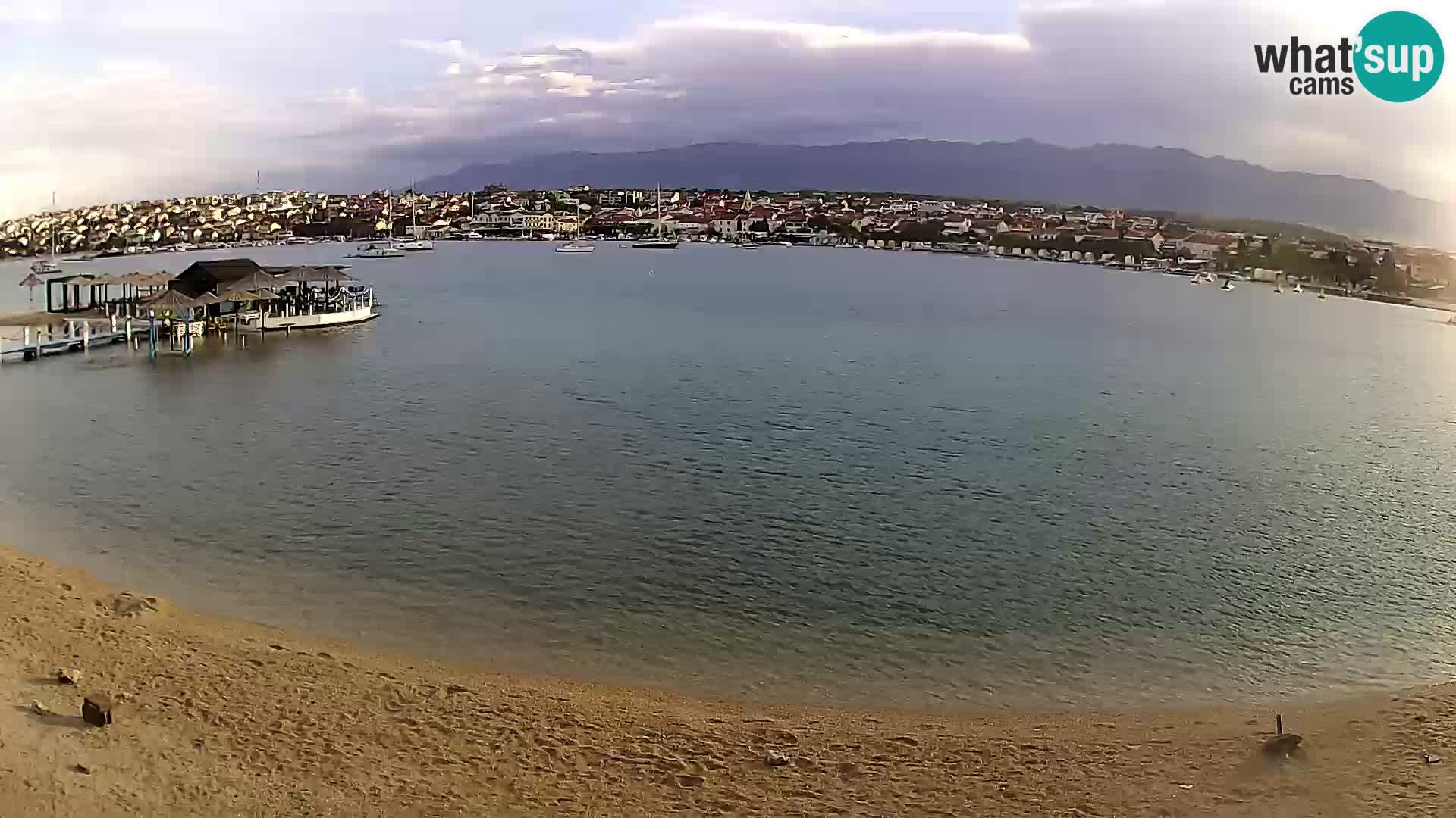 Novalja webcam – spiaggia cittadina