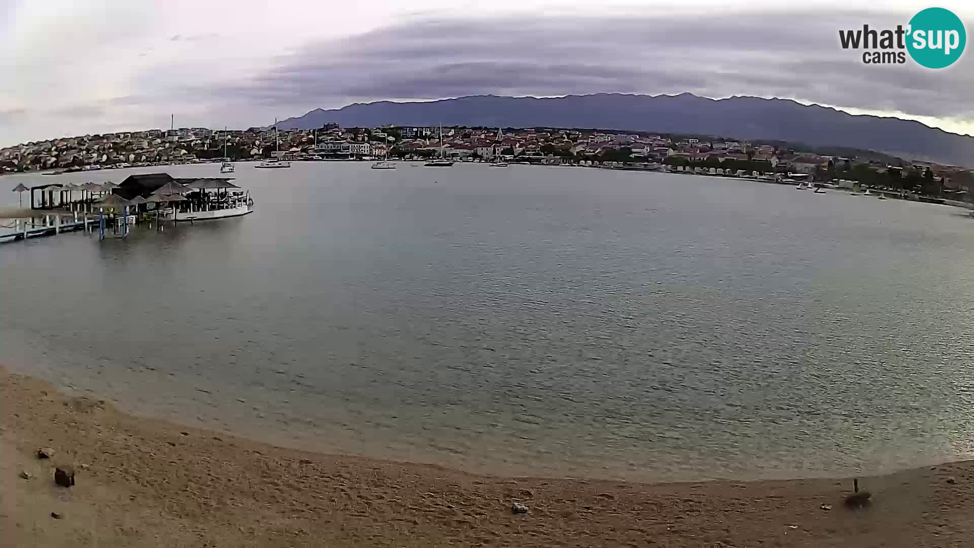 Live webcam Novalja – The Town beach