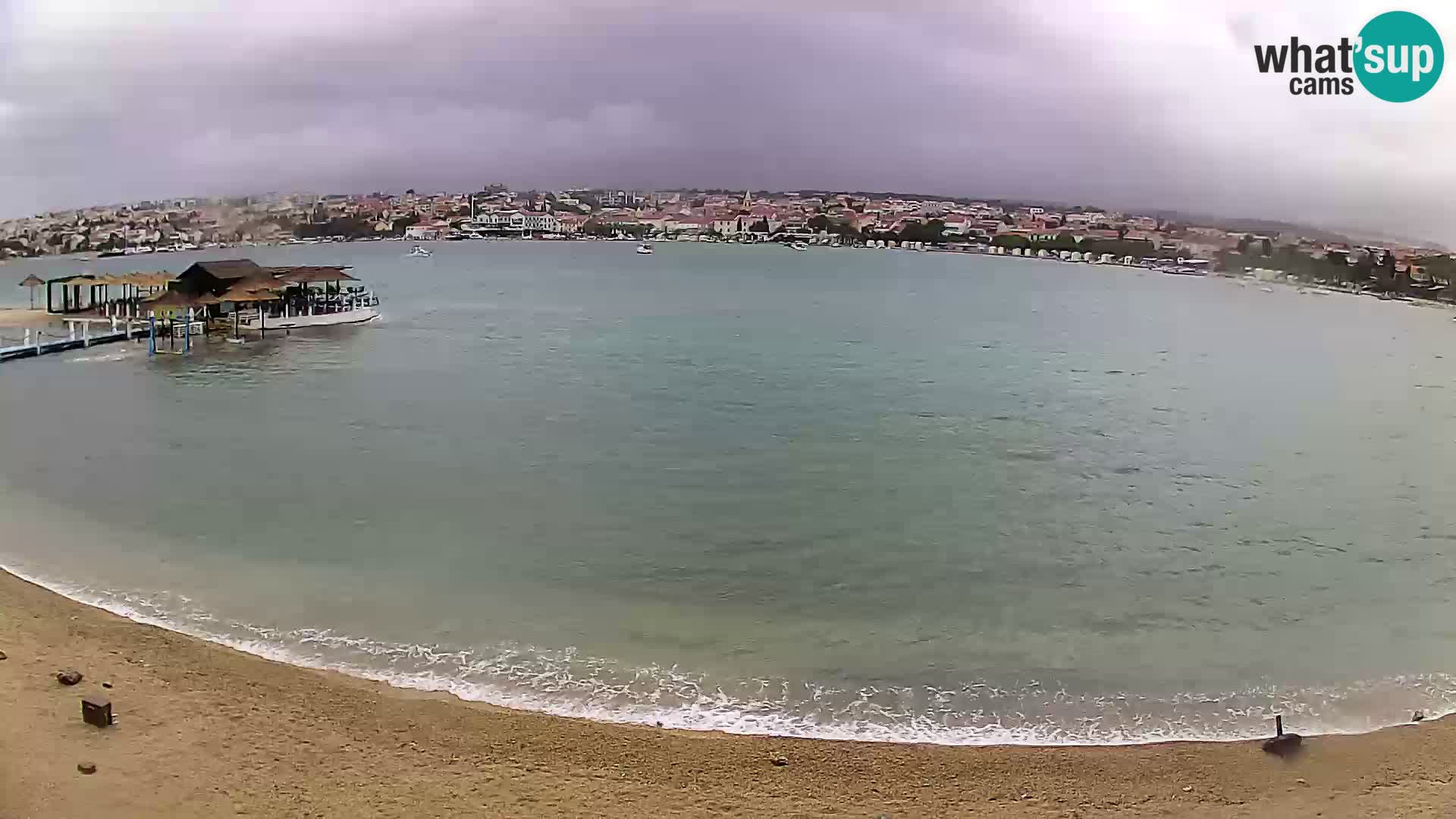 Novalja webcam – spiaggia cittadina