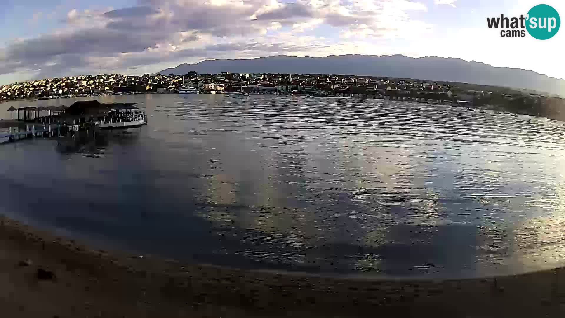 Novalja webcam – spiaggia cittadina