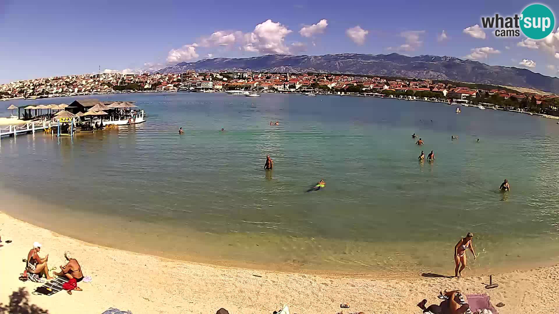 Novalja Kamera u živo – gradska plaža