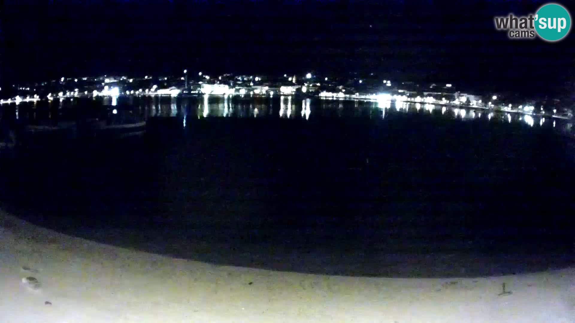 Novalja livecam – plage de la ville